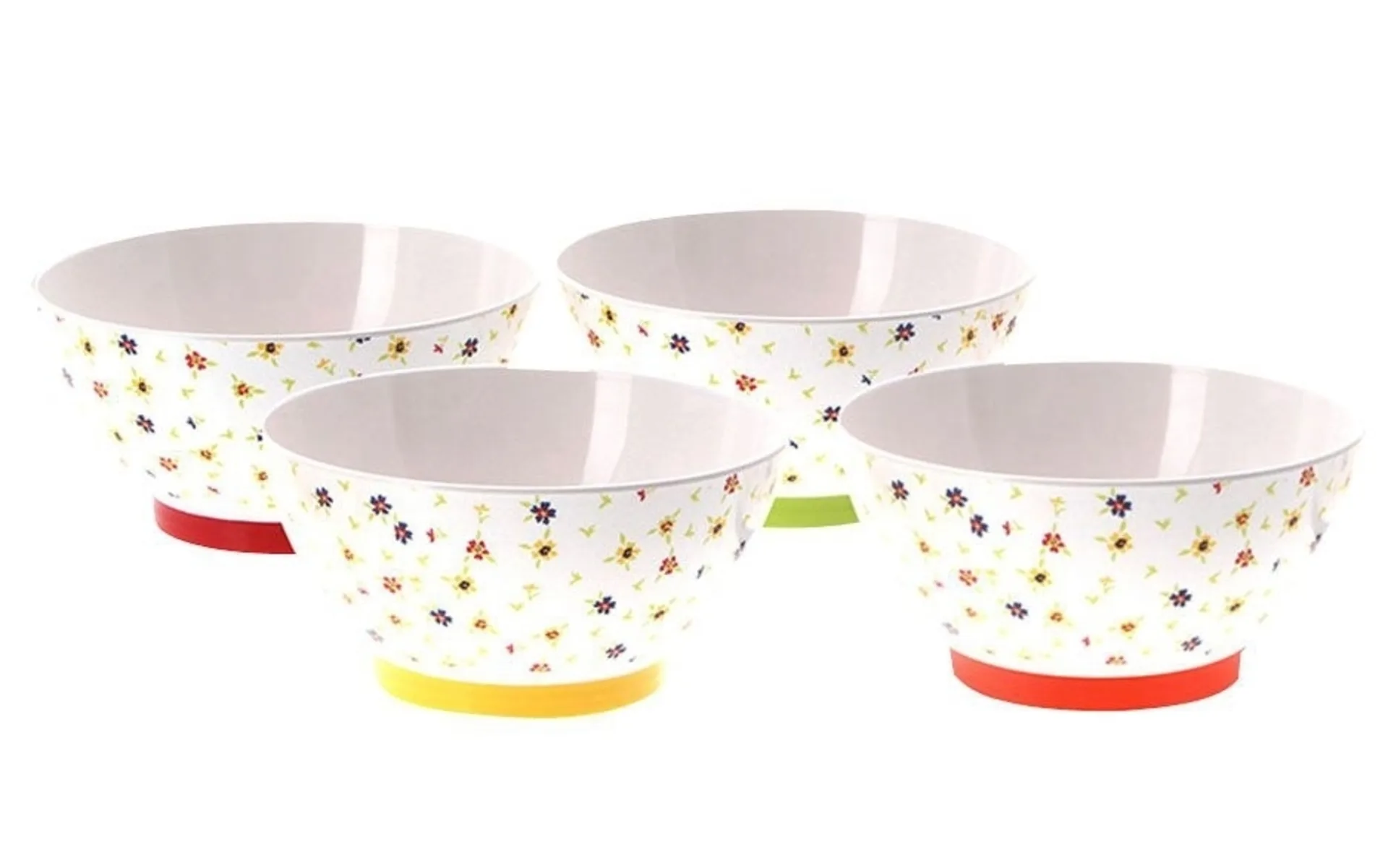 Gimex Müslischalen Set Rainbow Flowers