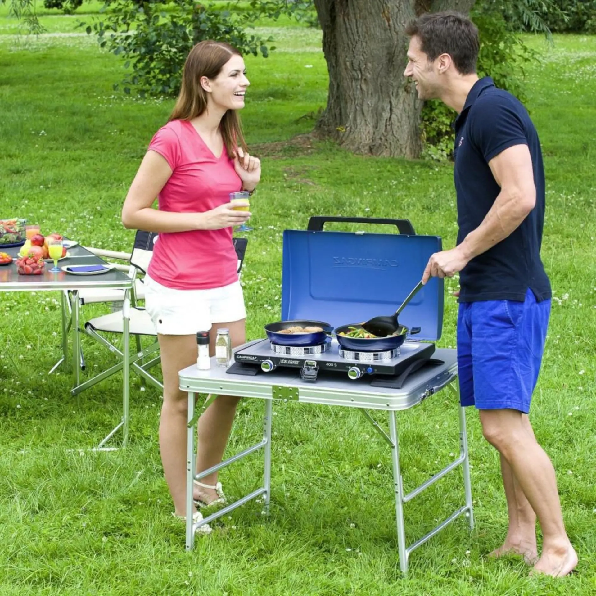 Campingaz Réchaud de table 2 feux 400 SG 30 mbar