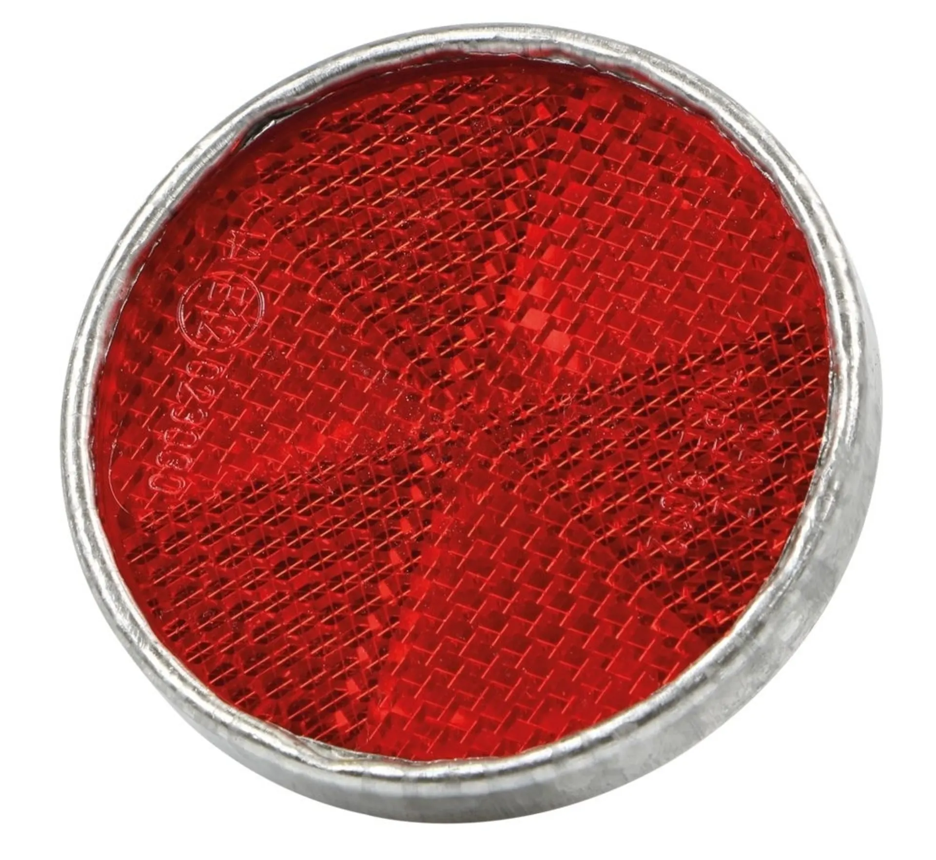Catadioptre rouge monture alu 55mm