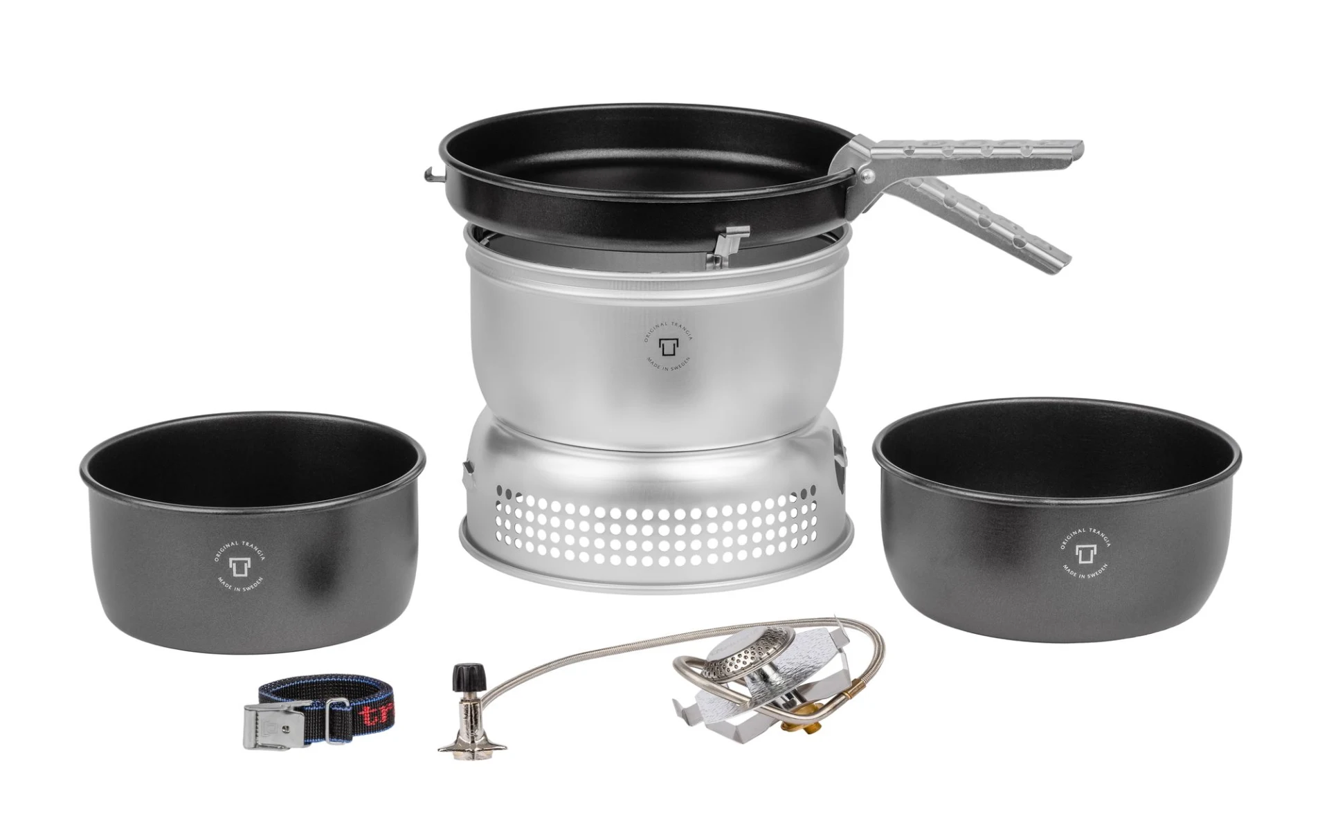 Trangia Trangiakök 25 - 5 UL Campingkochset 3- teilig mit Gasbrenner Set 8