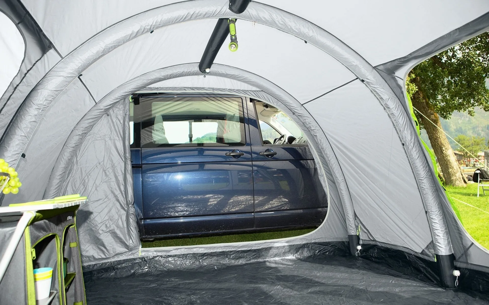 Berger Touring Air Luftvorzelt für Campingbus mit aufblasbarem Gestänge