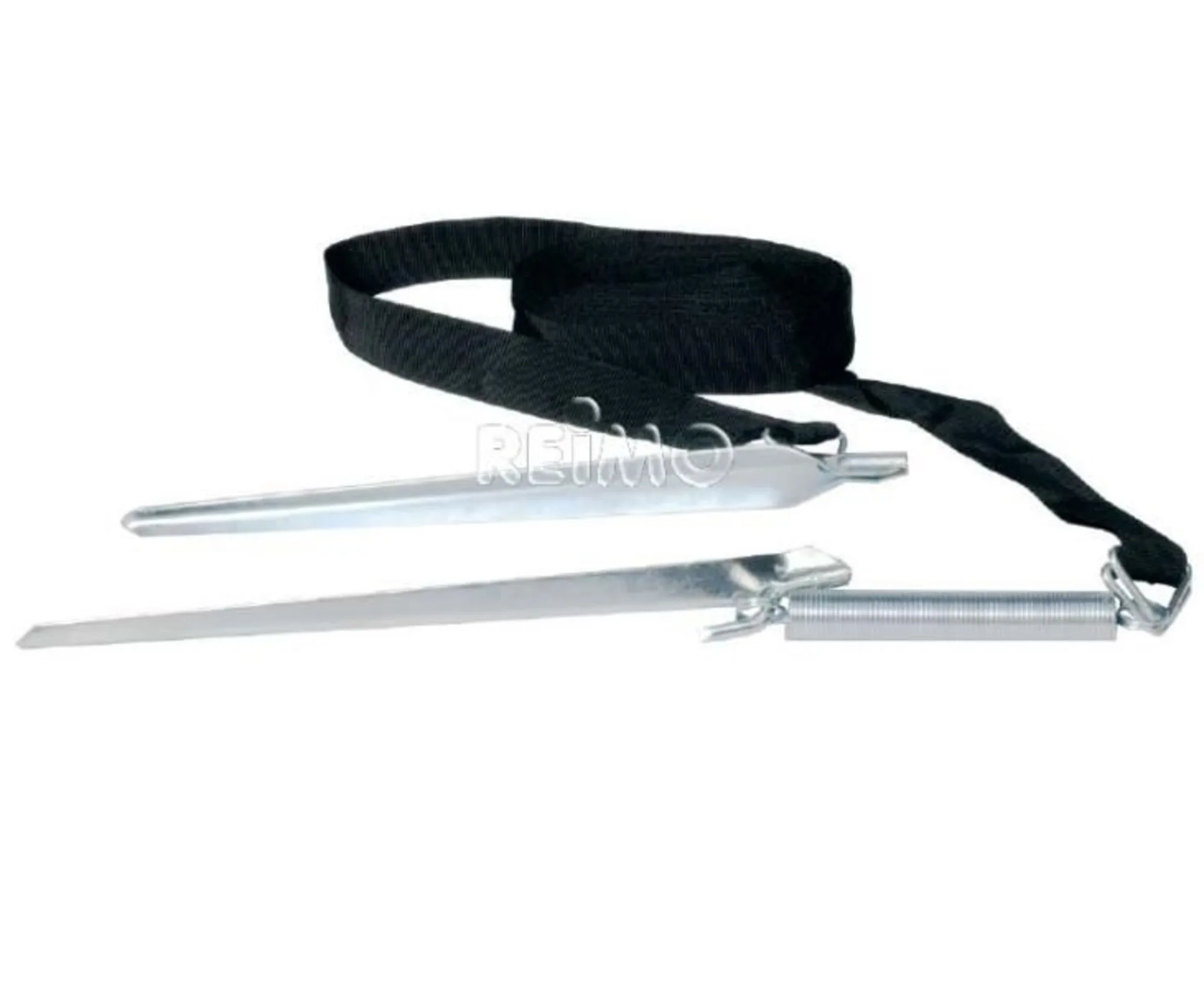 Set de sangles tempête Camp4 Arne, 11m, sangle 4cm, ressort,