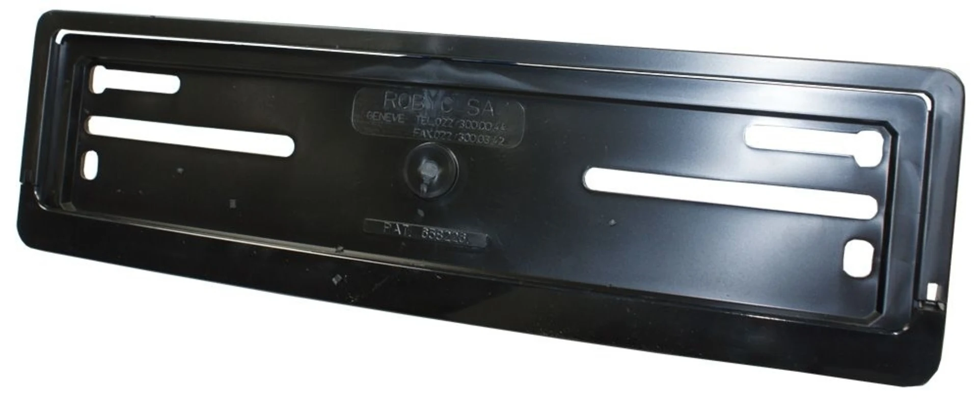 Support de plaque d'immatriculation Fix en KS noir H2