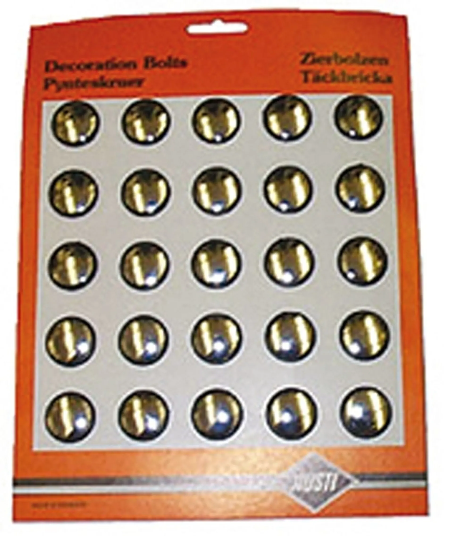 Abdeckschrauben verchr. 22mm ø 22mm chrom / 25 Stk pro Karton