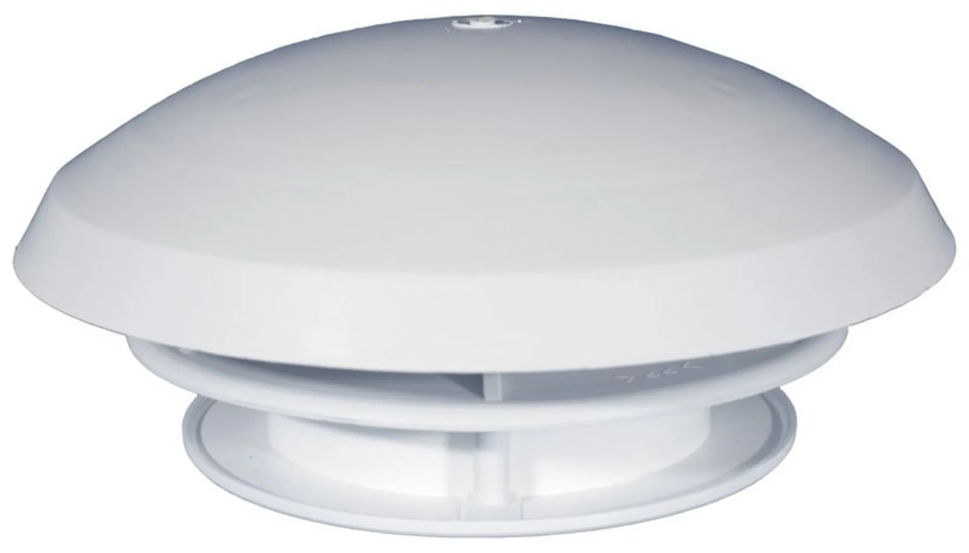 Ventilation permanente pour les sanitaires et la cuisine avec un ventilateur champignon (diamètre 180mm)