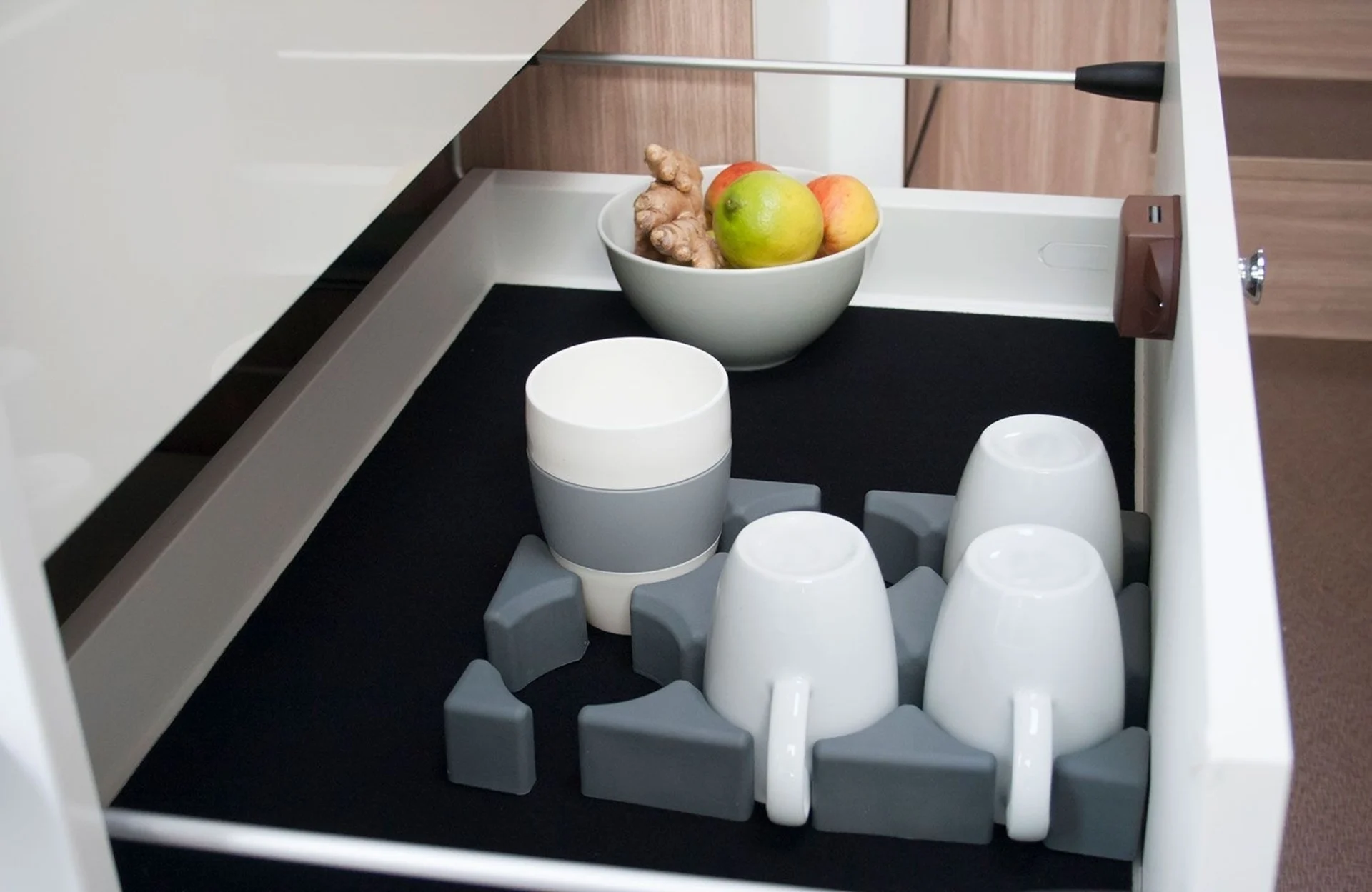 Purvario by Dörr Vario System Modul 1 6er Glas- / Tassenhalter (niedrig)