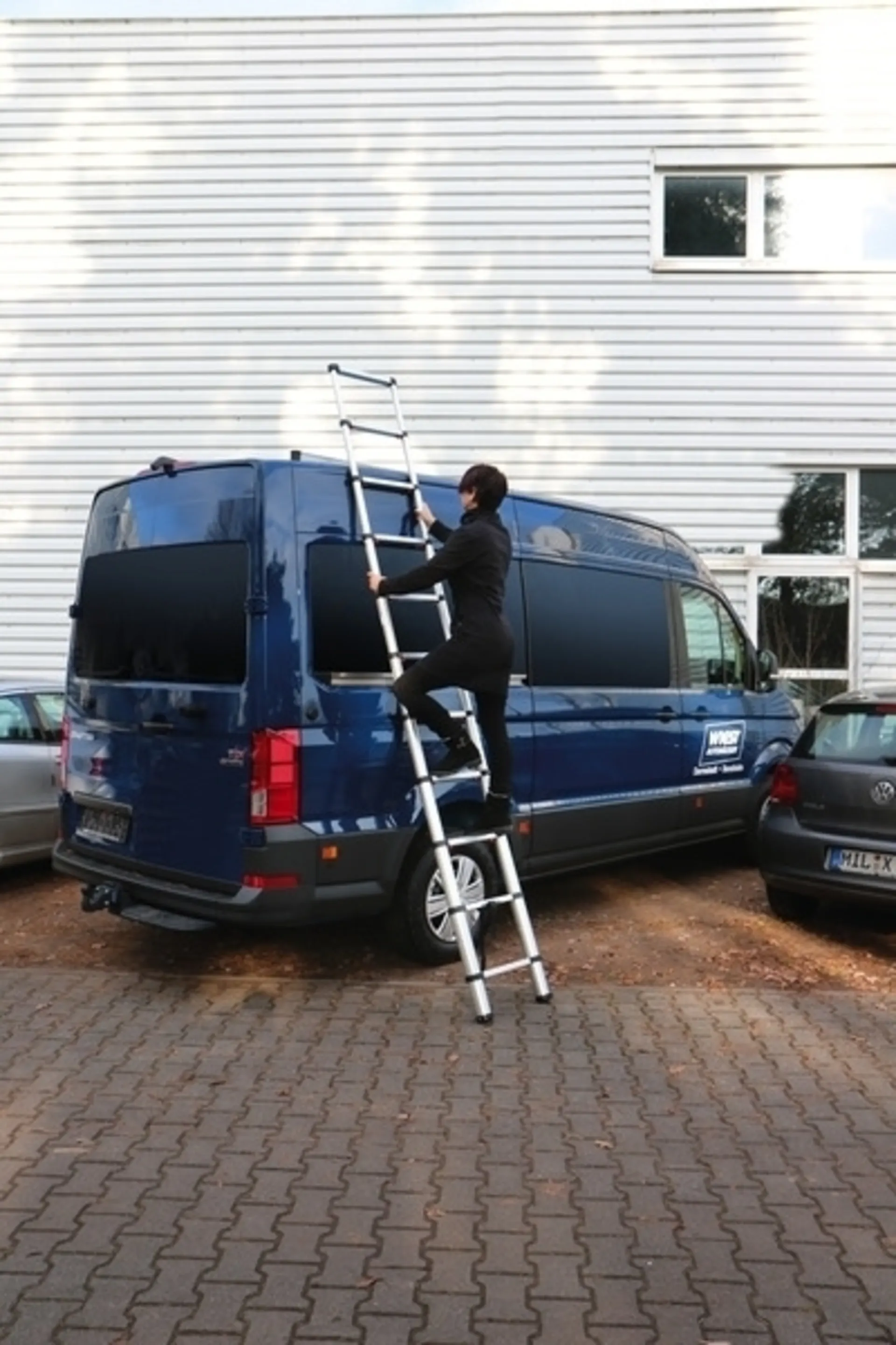 Carbest Escali Multifunktionsleiter mit max. 3,2 m Höhe