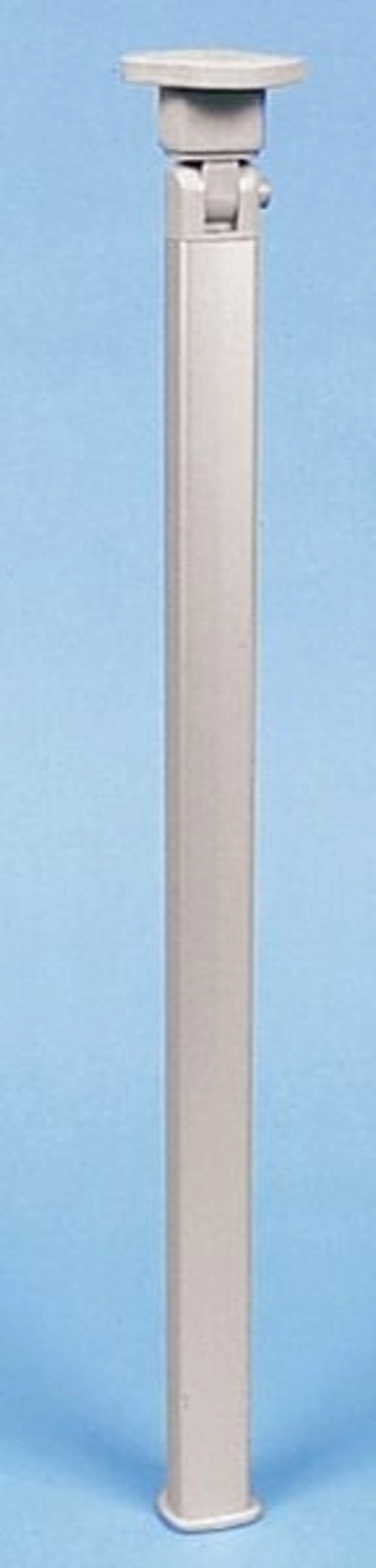 Klapptischfuss mit Gelenk und einer Höhe von 720 mm in Silber