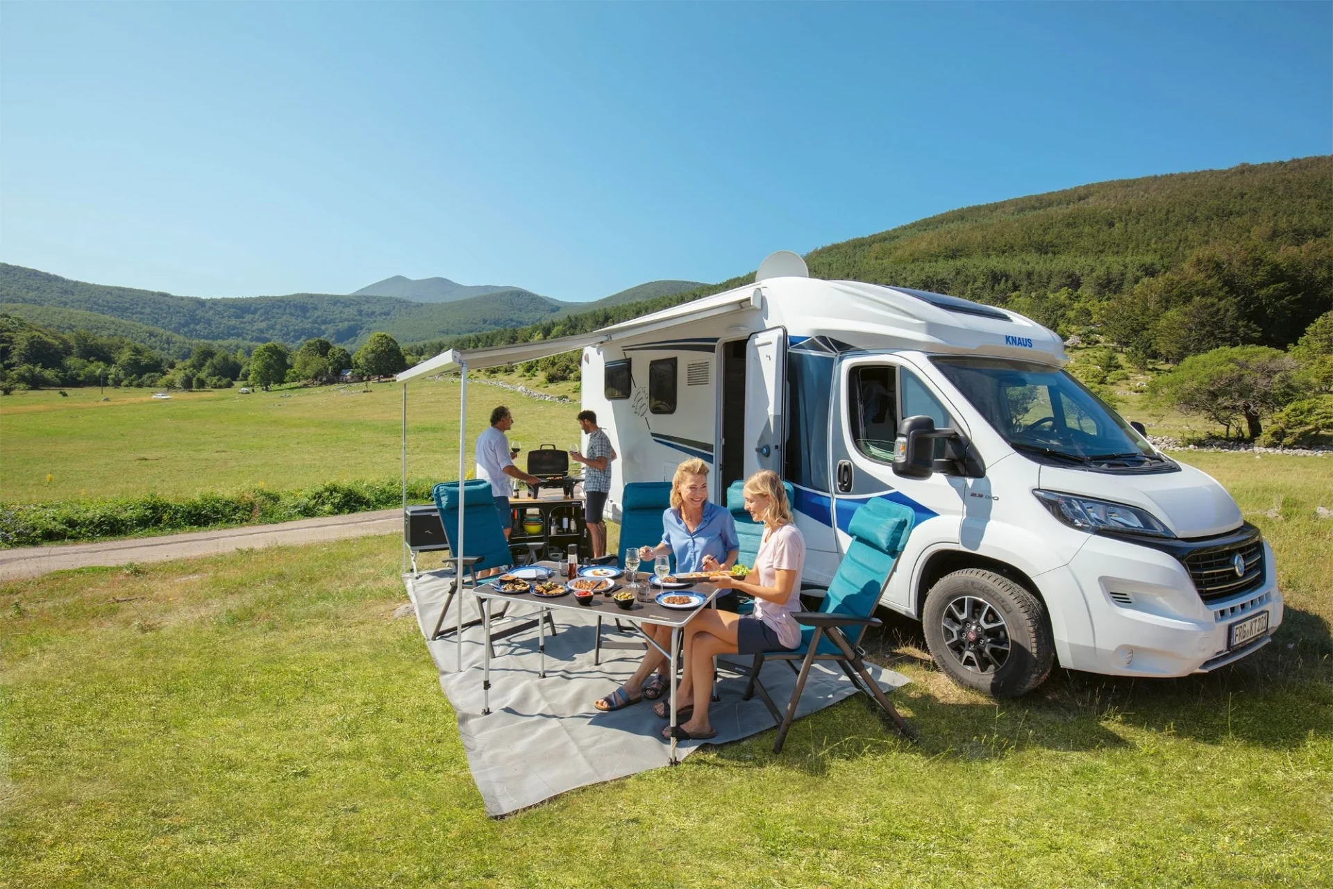 Berger Livenza Campingtisch Größe 2 Dunkel 100 x 68 cm