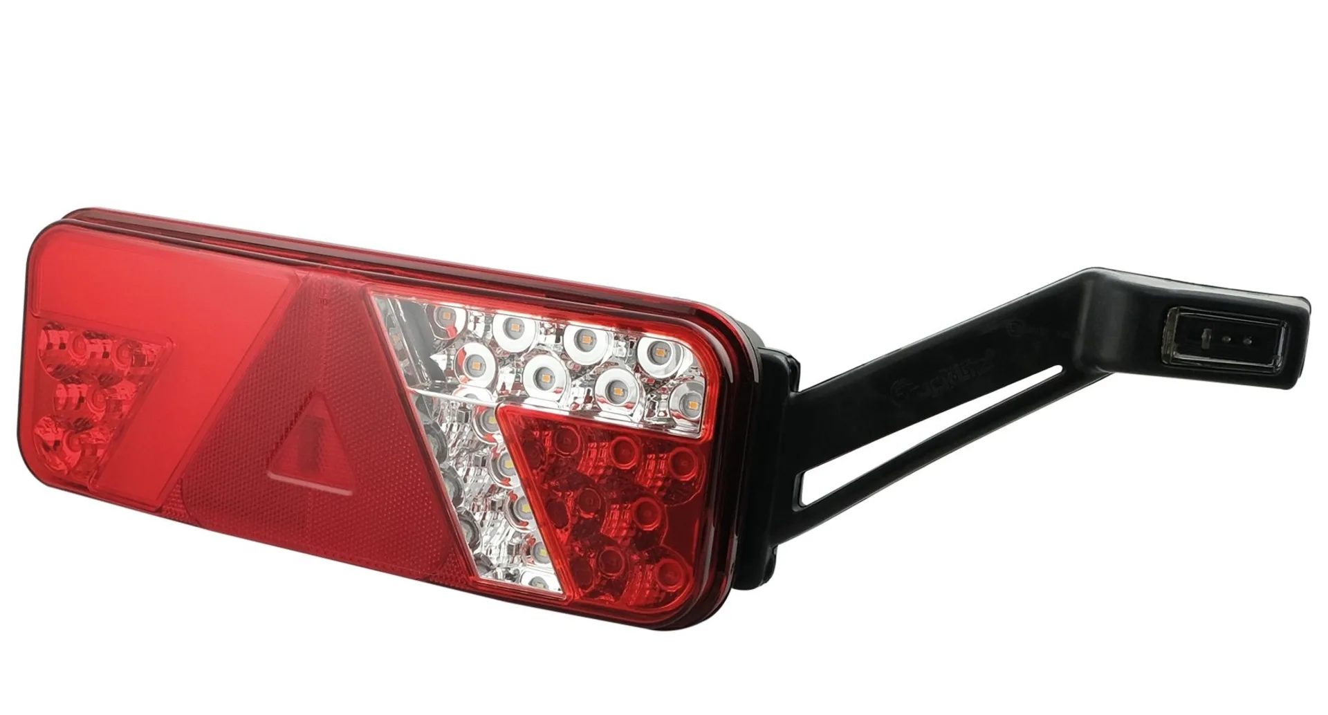 Trucklite - Feu arrière à LED 805 12/24 V droit 350 x 133 x 80 mm, AMP 7 broches + 1 x Superseal 2 broches, conforme aux normes URA, SML, ADR, IP69K
