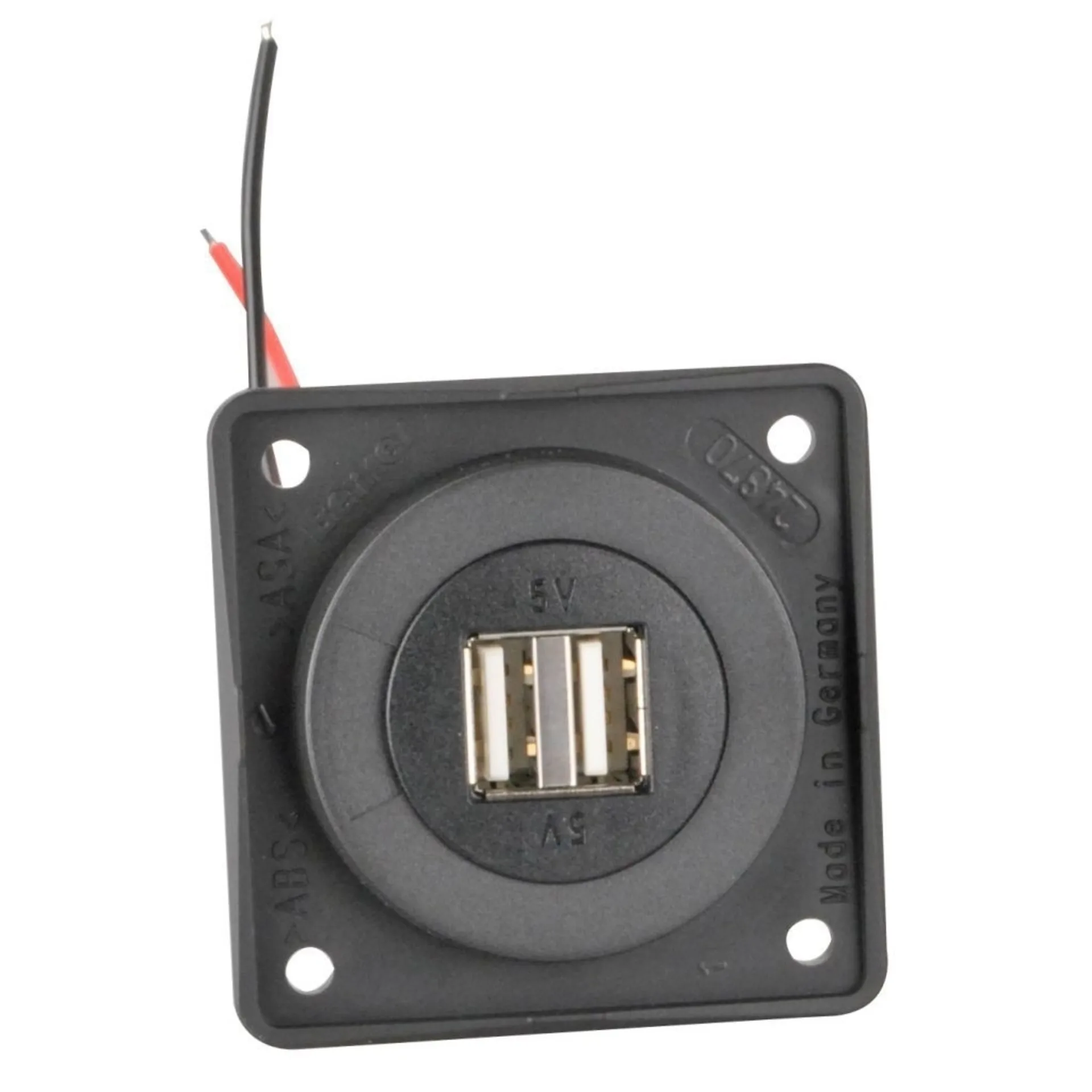USB Steckdose anthrazit, SB-verpackt