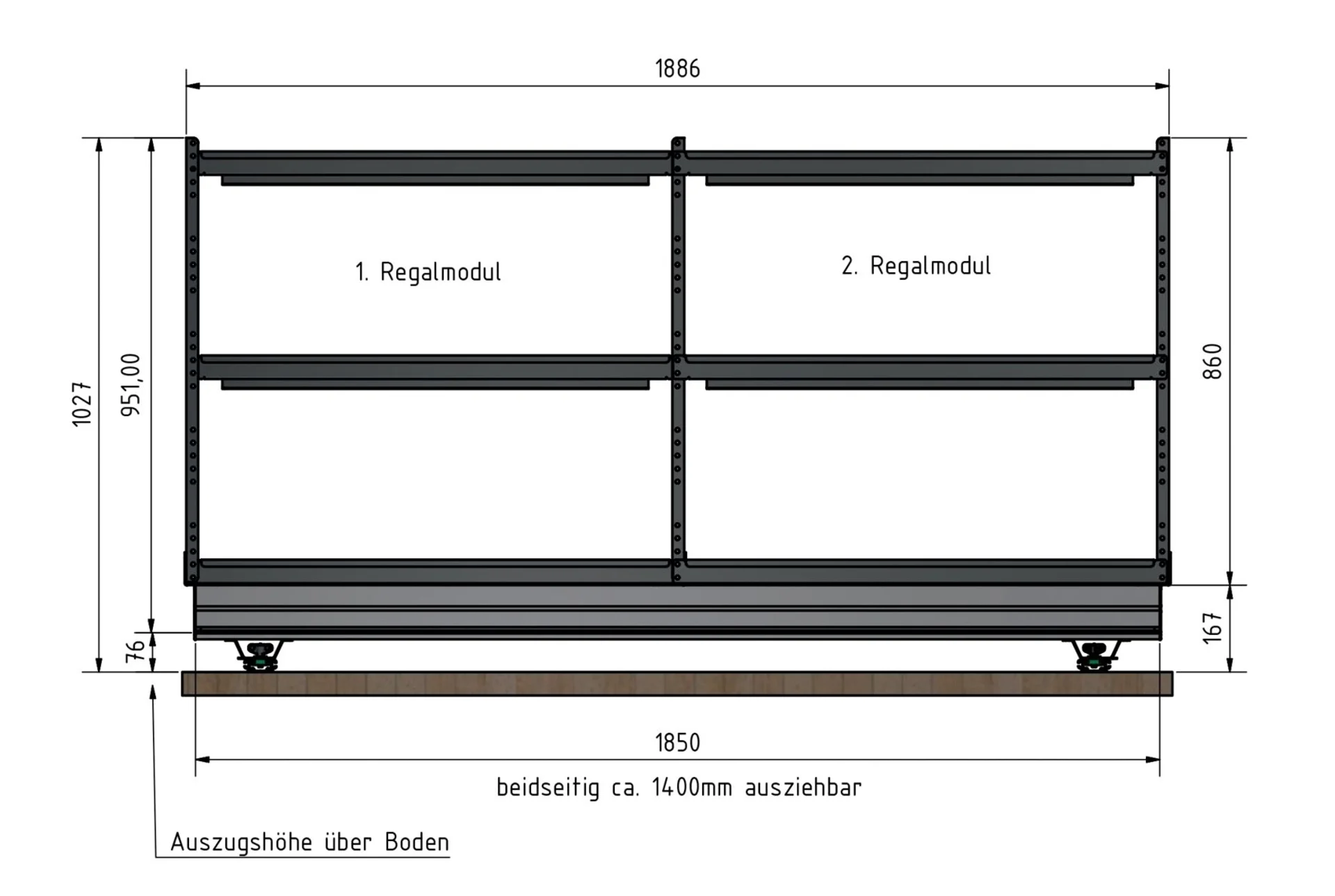 Weih-tec Load Move R2 : système de rangement pour coffre arrière Weih-tec Load Move R2 : système de rangement pour coffre arrière