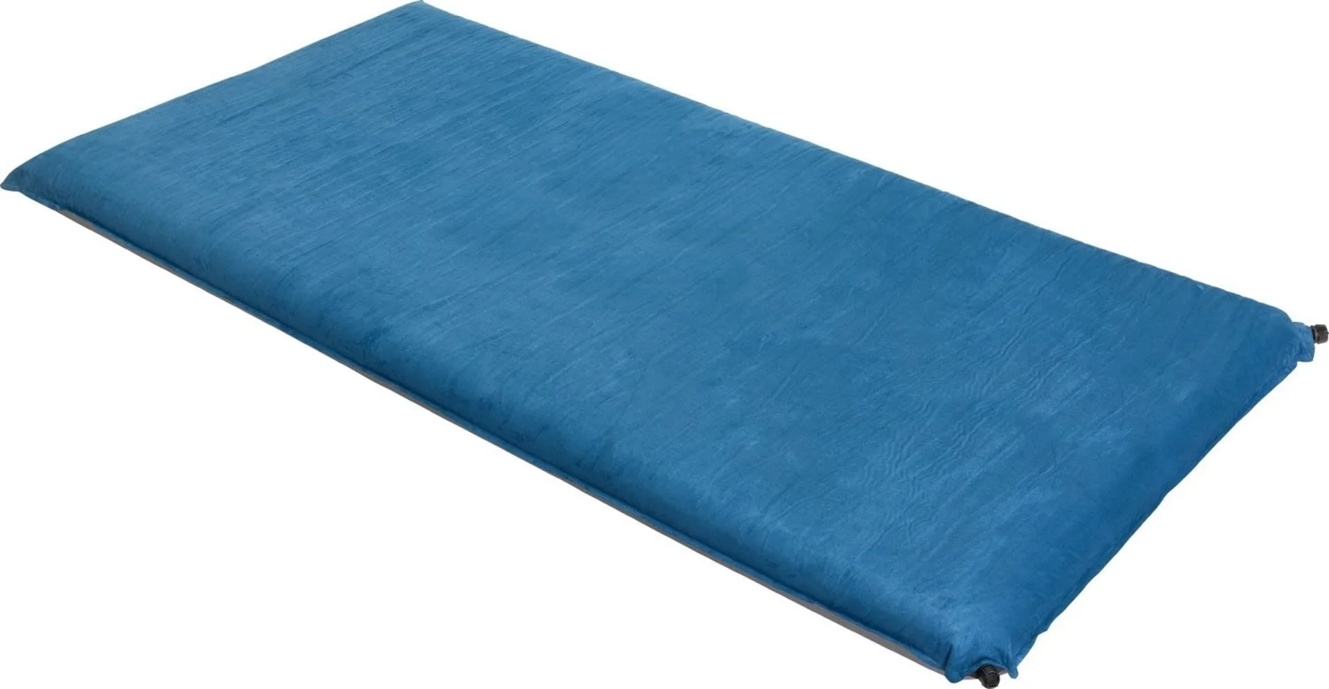 Berger Premium Double selbstaufblasende Isomatte 200 x 130 cm blau