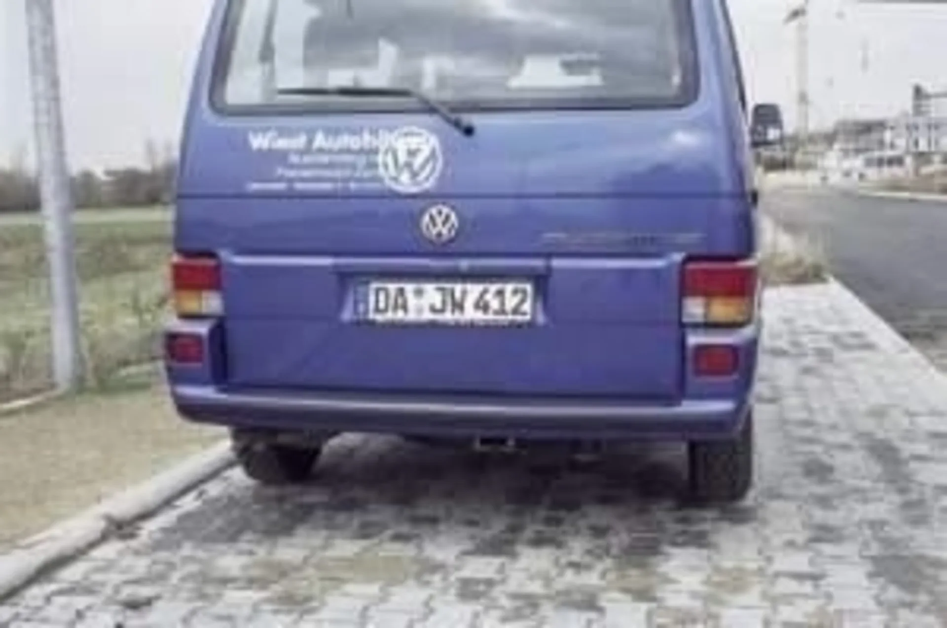 Rammschutzleiste für Front und Heck, 6-teilig, passend für VW T4 KR mit kurzem Radstand ab Baujahr 3/1996, in Schwarz