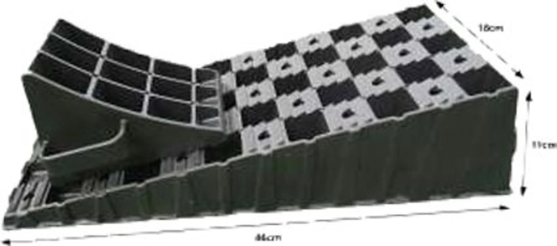 Cale de rampe à réglage continu Milenco avec butée de stationnement Cale de rampe à réglage continu Milenco avec butée de stationnement