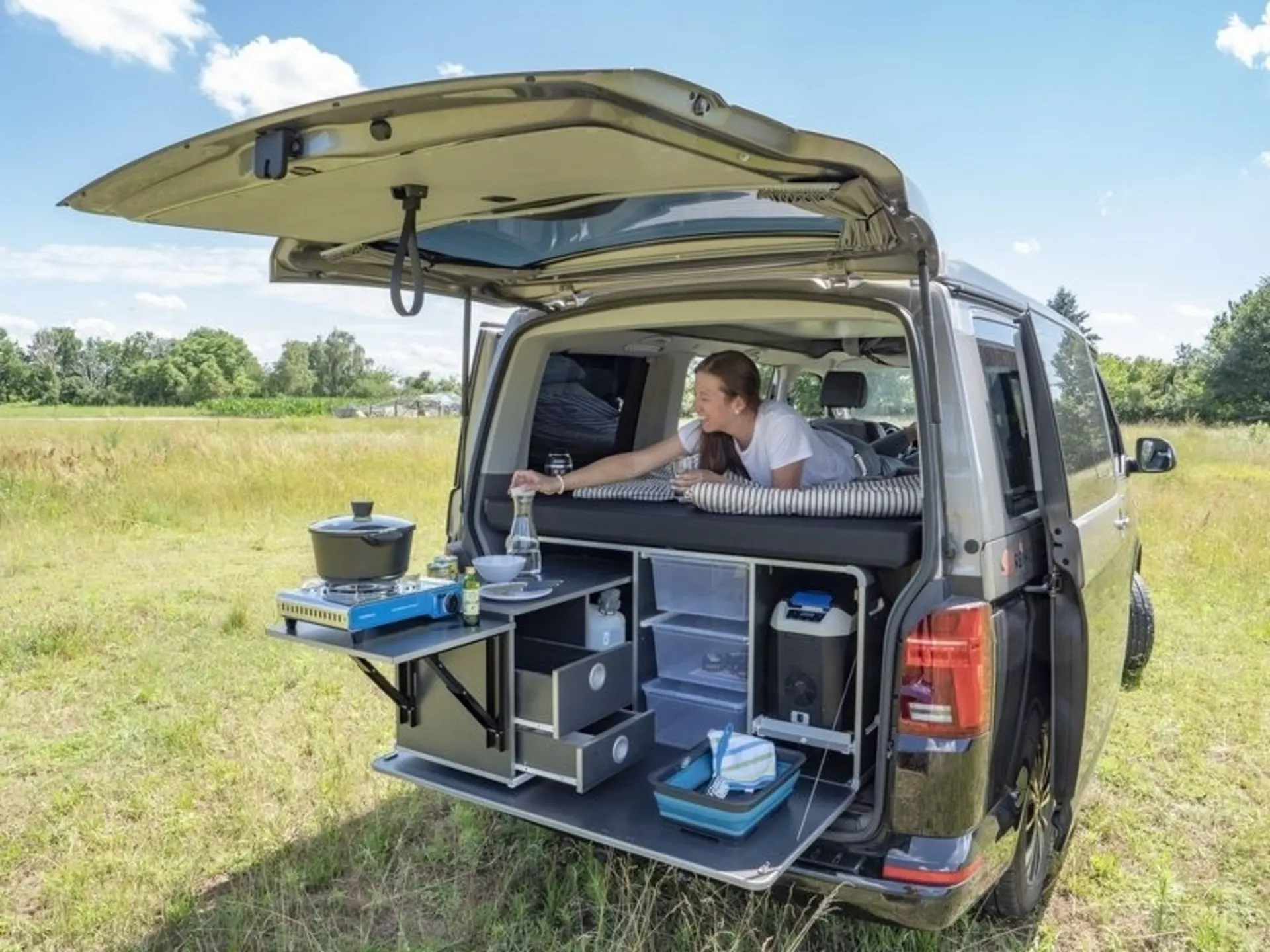 CampingBox flexible pour VW T6.1/T6/T5 - Empattement long et court, break et caravelle