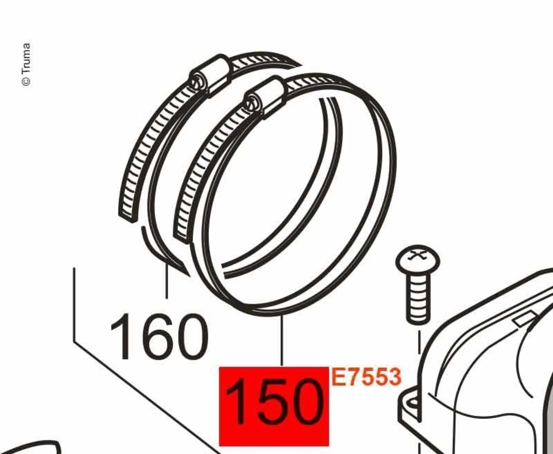 Collier de serrage 90-110