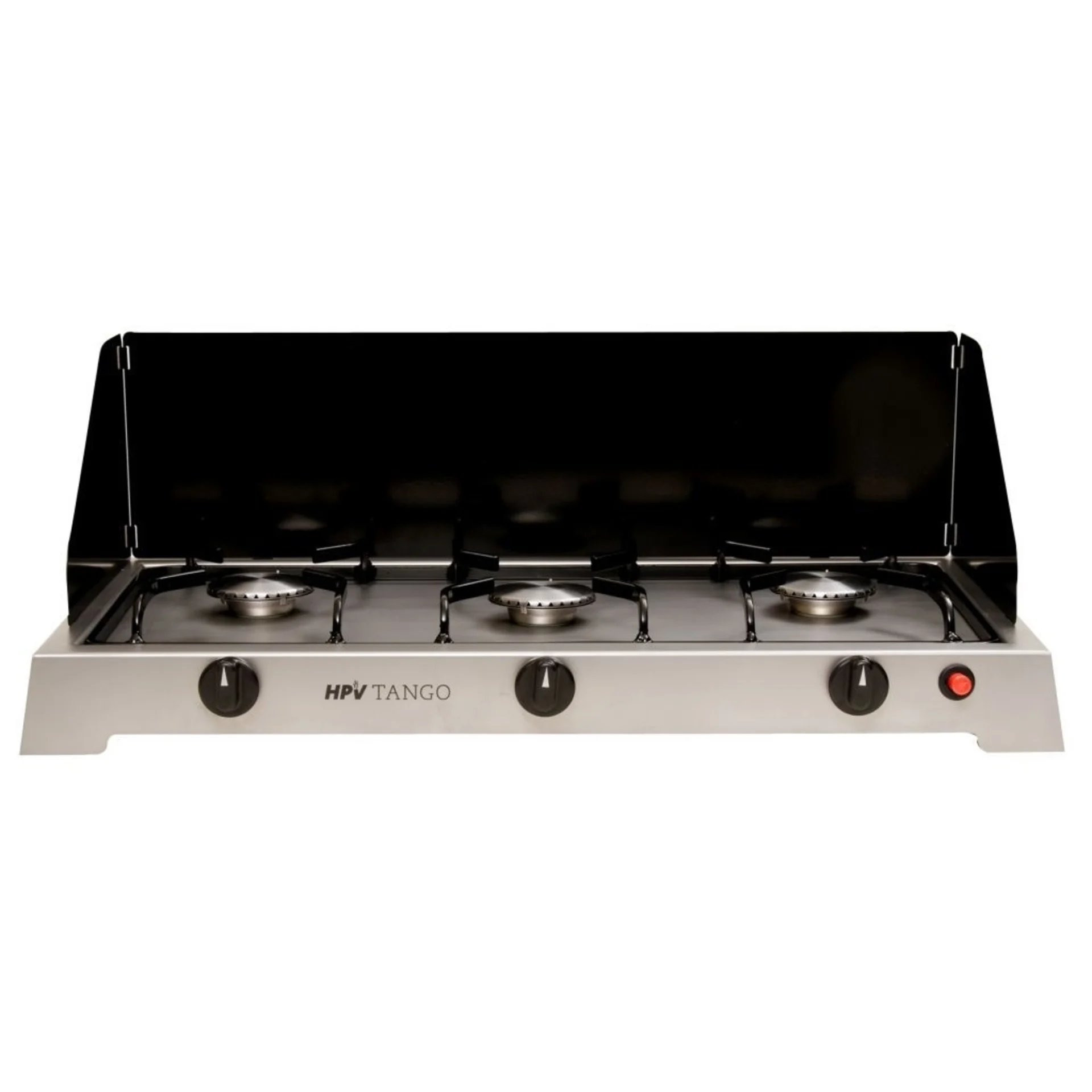 Edelstahl Gaskocher Tango 50 mbar, 3-flammig
