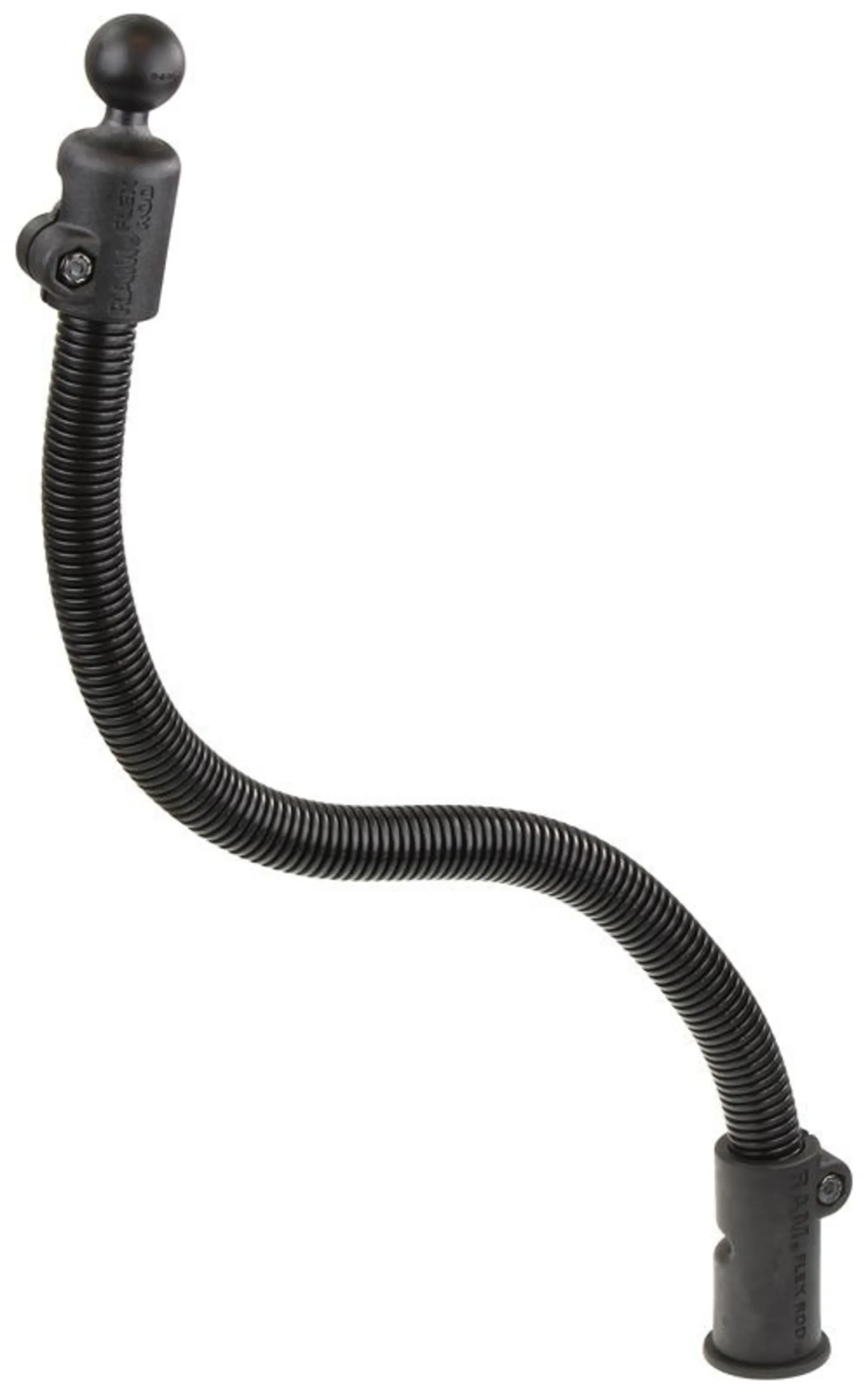 RAM Mounts Flex Rod 455 mm, B-Kugel (1“) mit T-Slot zur Schienenbefestigung