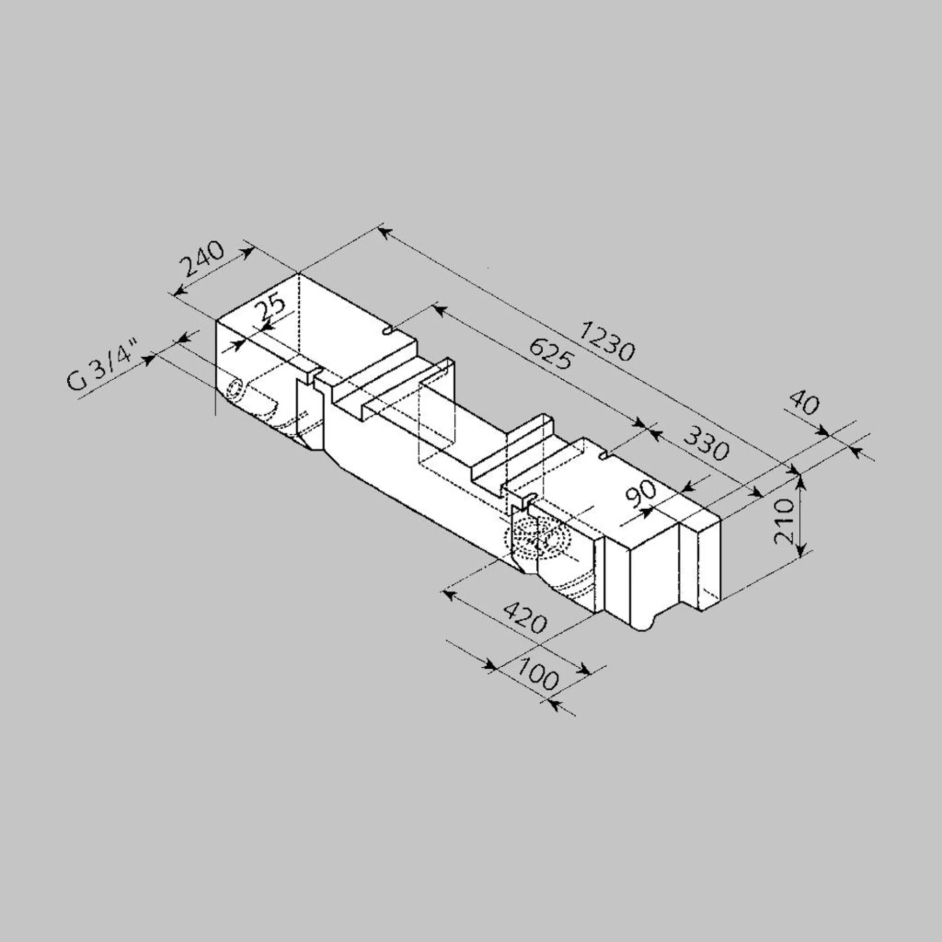 Abwassertank 53 EV1104 für VW T4