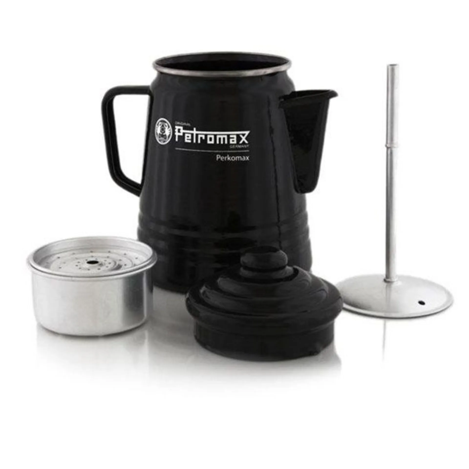 Petromax Perkomax Tee und Kaffee Perkolator 1,3 Liter schwarz