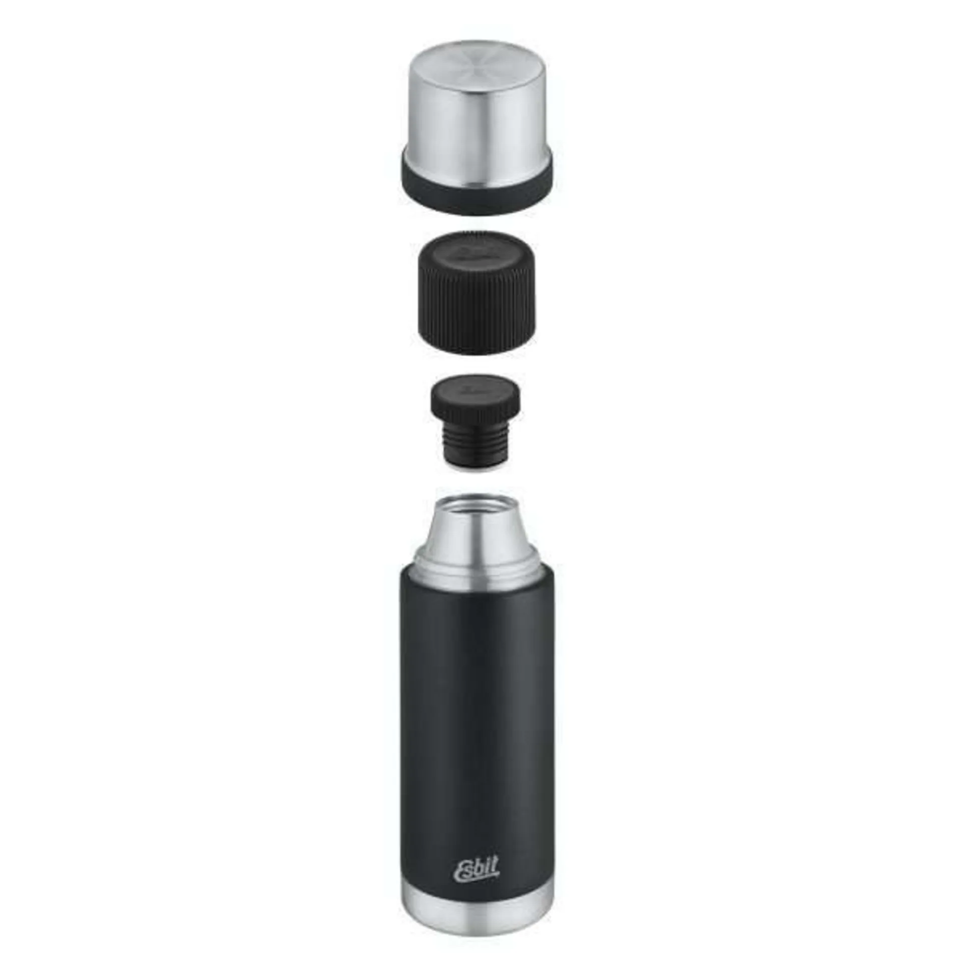 Esbit Sculptor Edelstahl Isolierflasche 0,5 Liter Schwarz