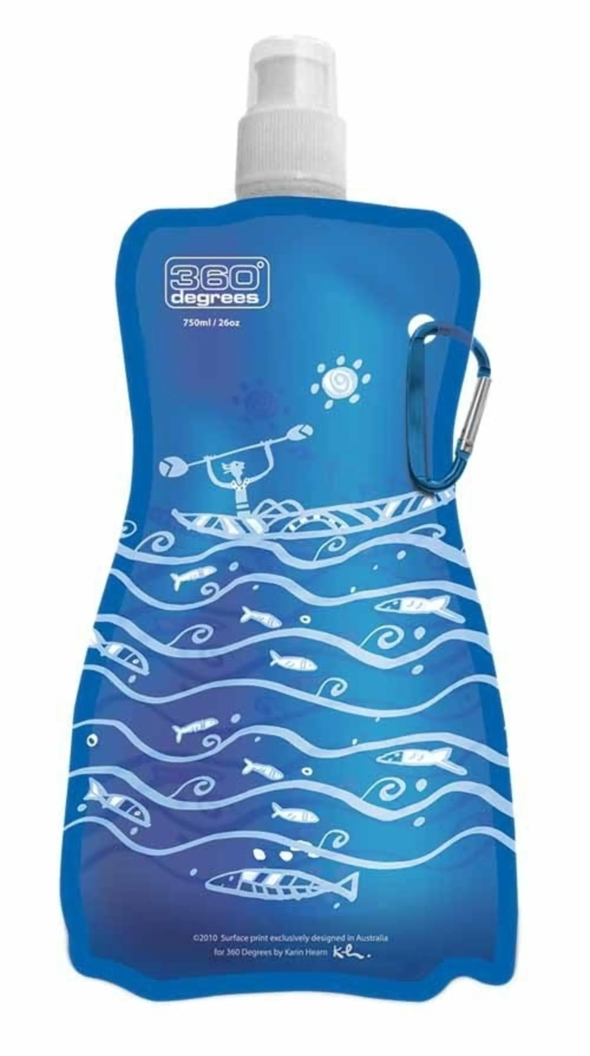 Flexi Bottle 750 ml Boat 360 Degrees Trinkflasche