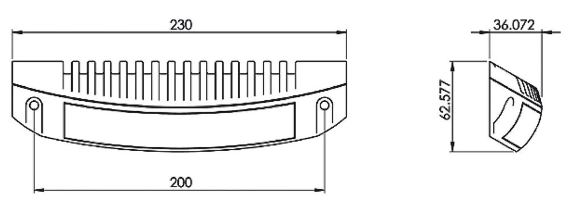LED-Aussenleuchte Scenelite SI7 12/24 V