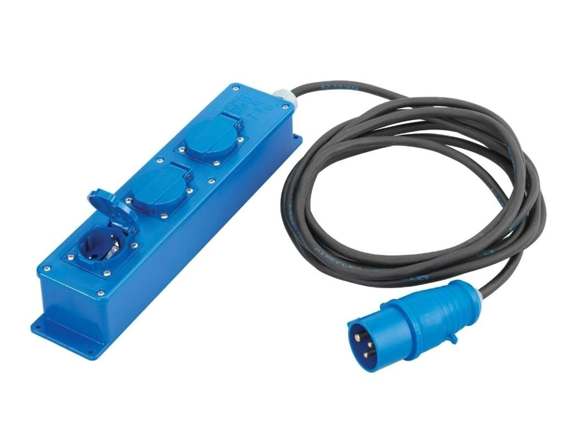 Prise de dérivation Gimeg CEE à 3 voies, 1,5 m
