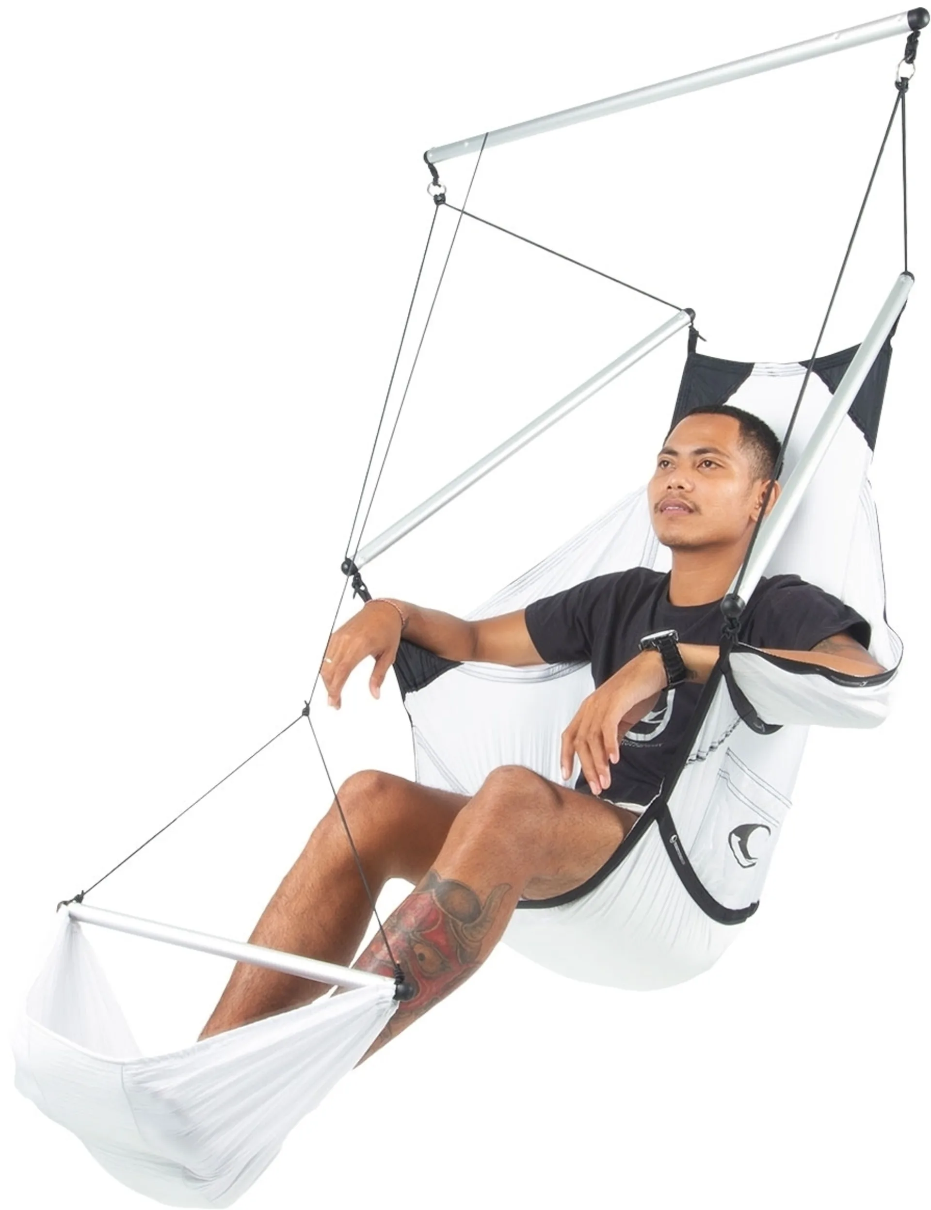 Ticket to the Moon Moonchair, fauteuil suspendu blanc