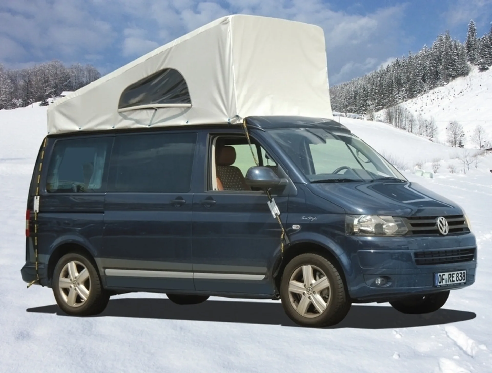 Climacover Schlafdach VW T6 Easyfit KR - hohe Scheren ab 2021 Climacover Schlafdach VW T6 Easyfit KR - hohe Scheren ab 2021