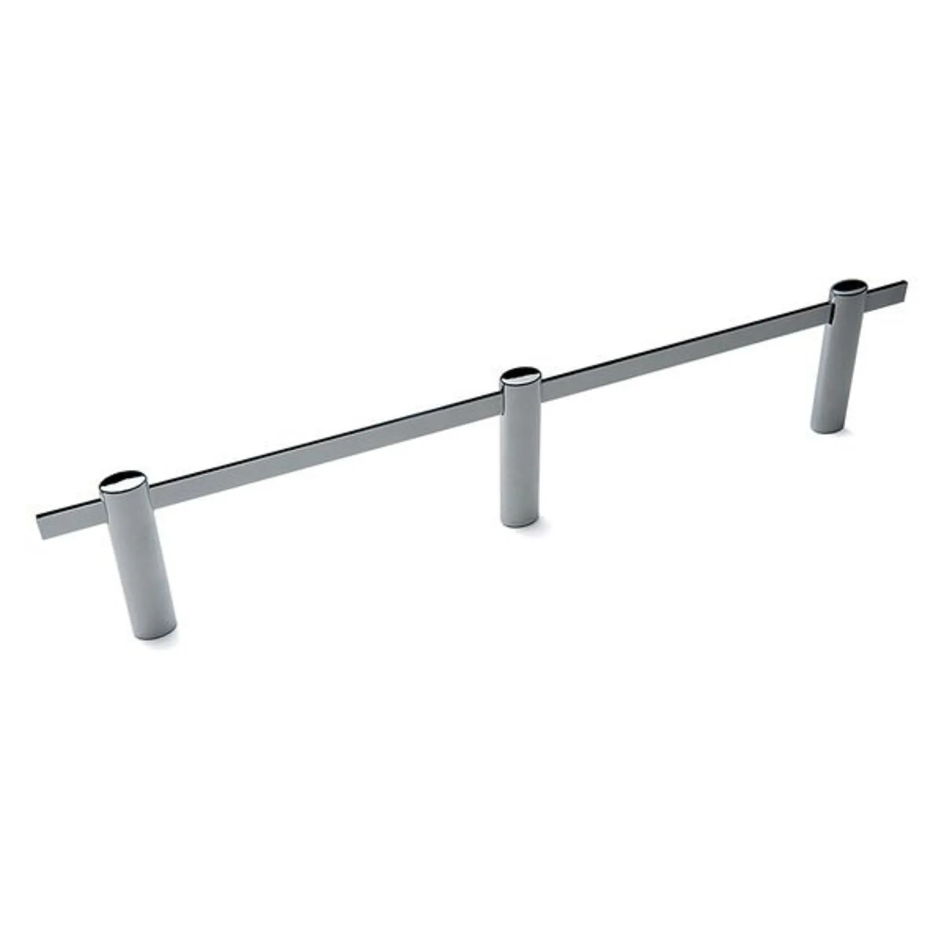 Kunststoff-Schiene für Gallery Rail System in Chrom-Optik