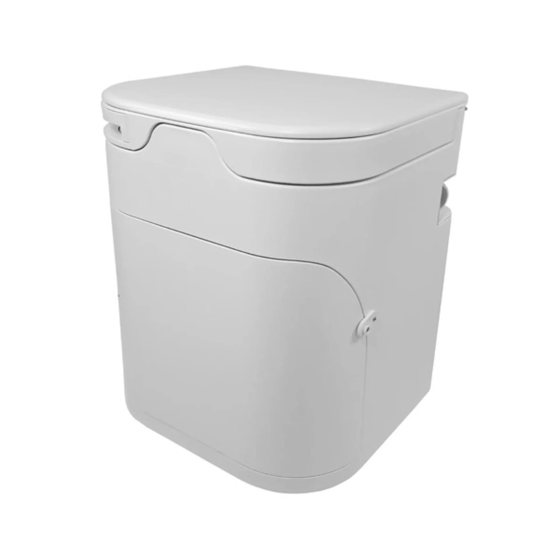 Toilettes à compost compactes avec agitateur électrique - Blanc - Version 4 Toilettes à compost compactes avec agitateur électrique - Blanc - Version 4