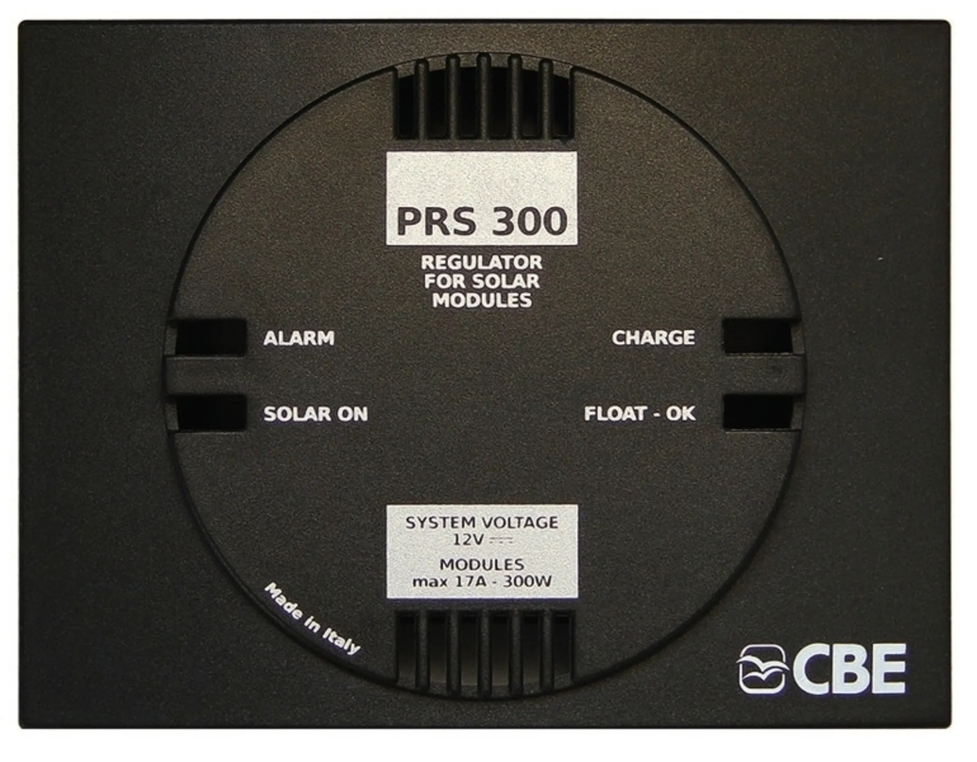 régulateur de charge solaire 12V PRS 300 avec technologie shunt pour installations solaires jusqu'à 300W