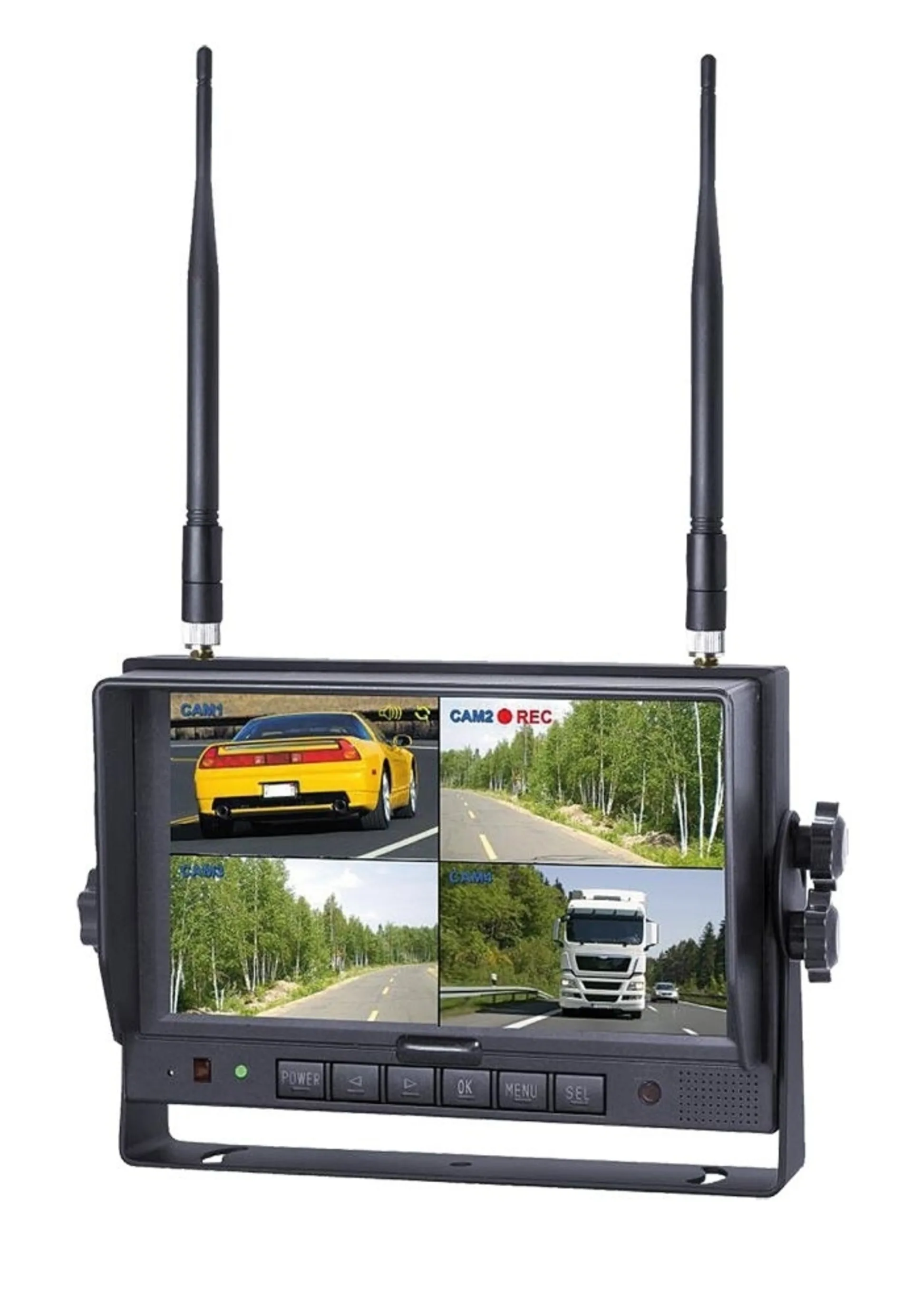 Rückfahrkamerasystem Wireless 7“ digital 12/24 V
