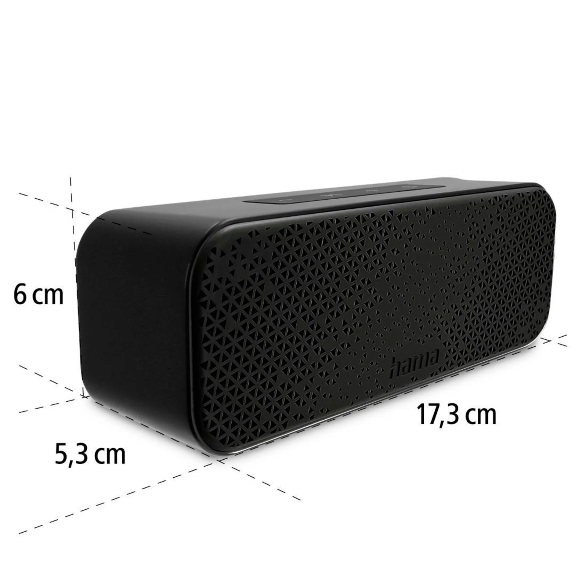 Hama PowerBrick 2.0 Bluetooth Lautsprecher 8 W schwarz Hama PowerBrick 2.0 Bluetooth Lautsprecher 8 W schwarz