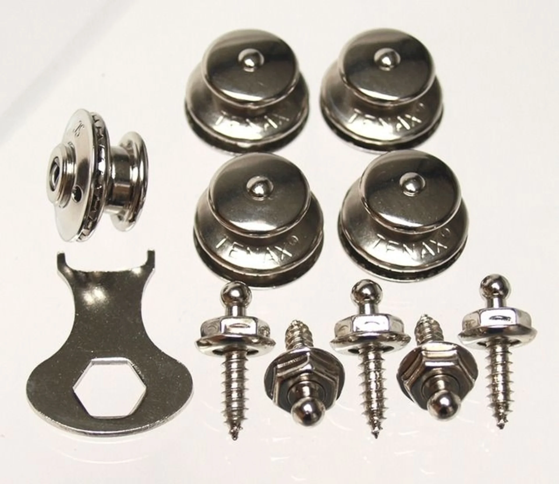 LOXX bouton de tirage nickelé, pack de 5