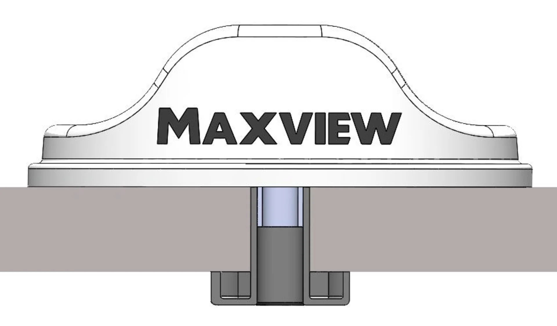 Maxview Roam mobile 4G/5G - Antenne WiFi avec routeur blanc