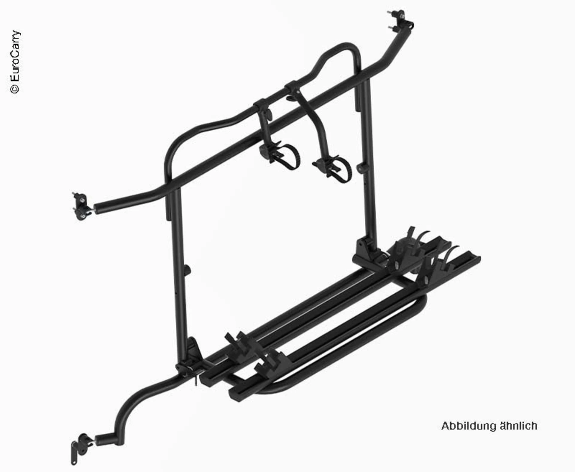 EuroCarry Fahrradträger für Fiat Ducato, Citroen Jumper und Peugeot Boxer ab Baujahr 07/2016, für 4 Fahrräder, in Schwarz