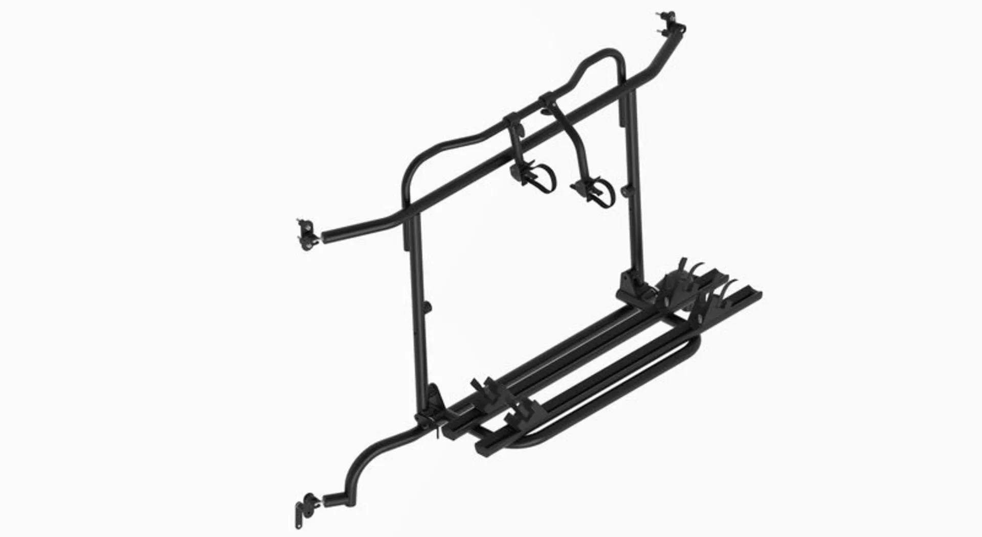 Porte-vélos EuroCarry pour Fiat Ducato, Citroën Jumper et Peugeot Boxer à partir de 07/2016, pour 2 vélos, en noir