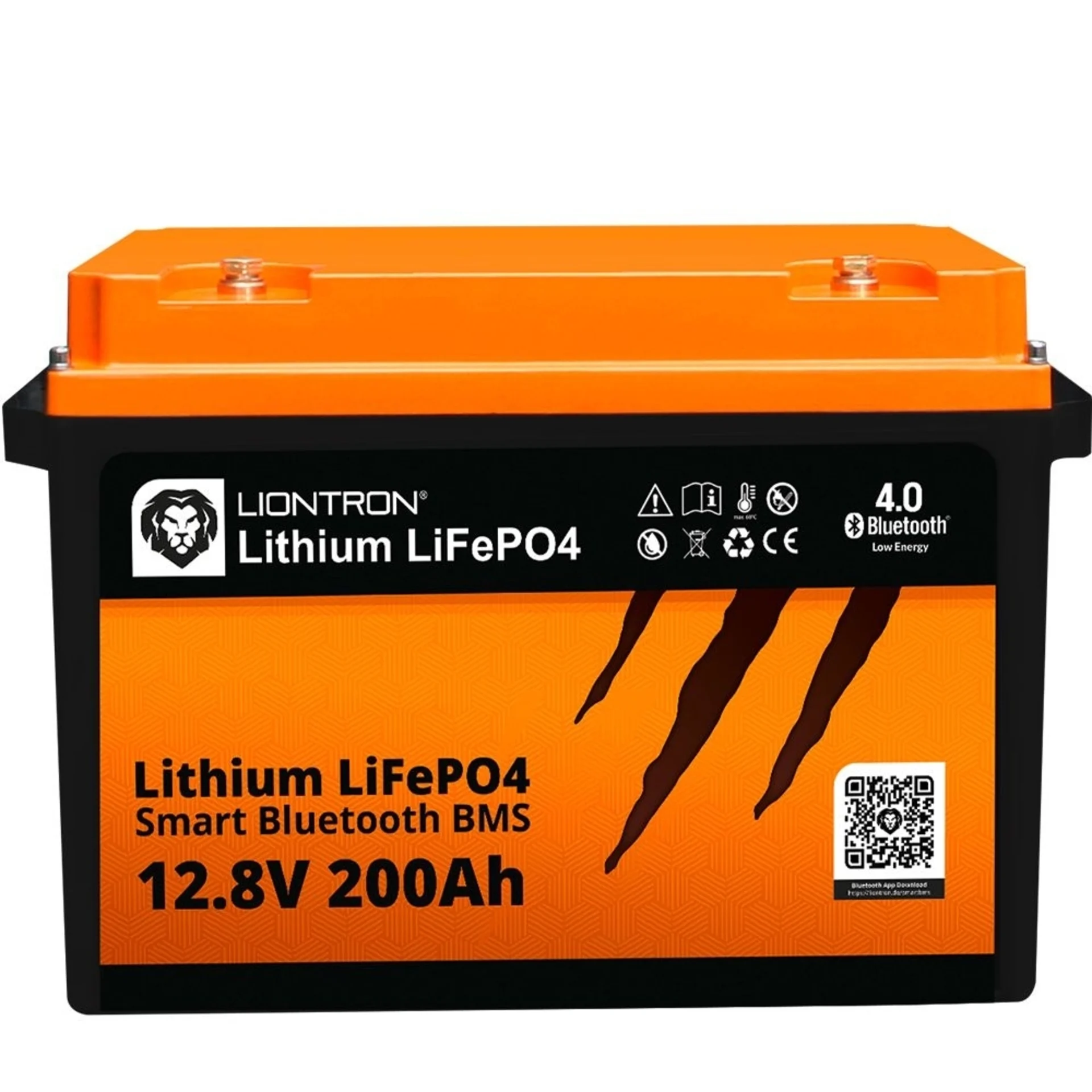 Batterie au lithium LiFePO4 Liontron 12 V 200 Ah « tout-en-un »
