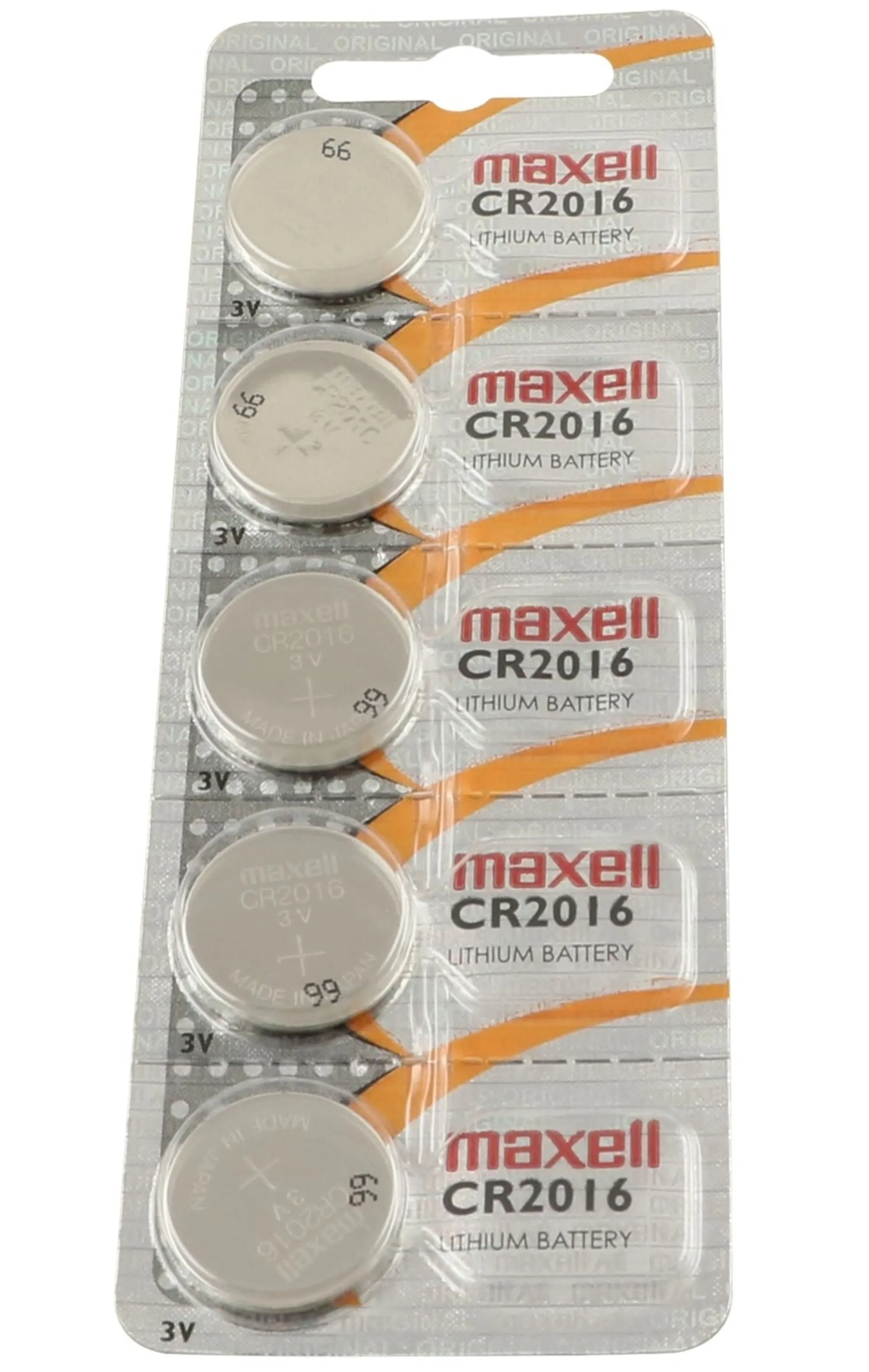 Maxell pile bouton, blister de 5 pièces