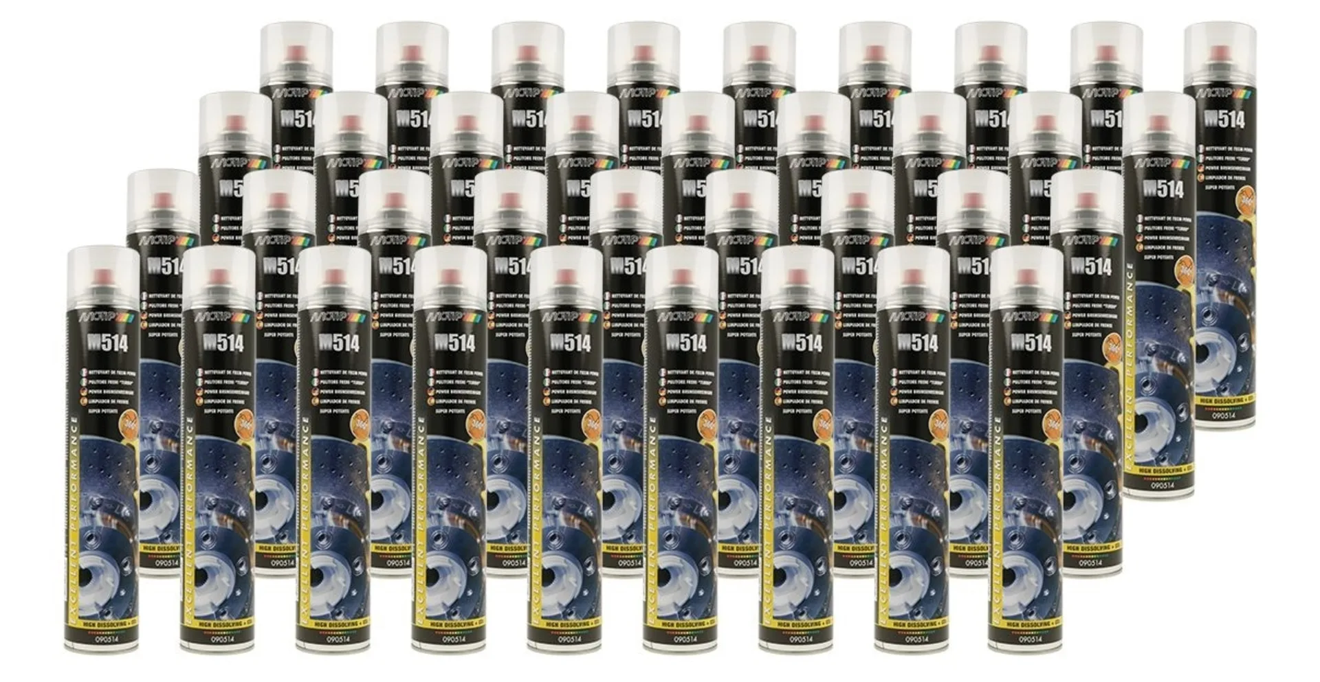 MoTip - Nettoyant pour freins Power, 36 x 750 ml de nettoyant pour freins super puissant MoTip - Nettoyant pour freins Power, 36 x 750 ml de nettoyant pour freins super puissant
