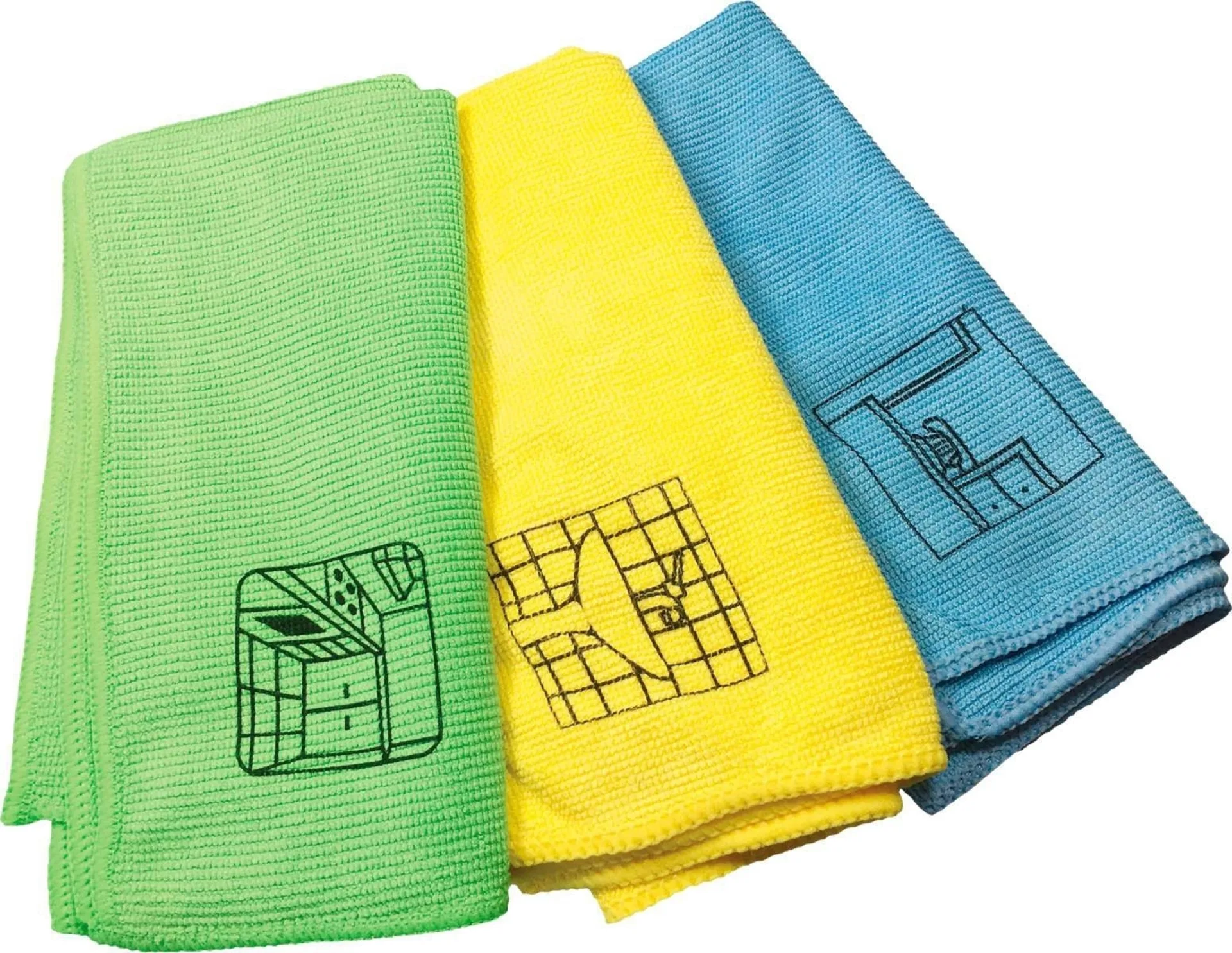 Kit de 3 lingettes nettoyantes Berger