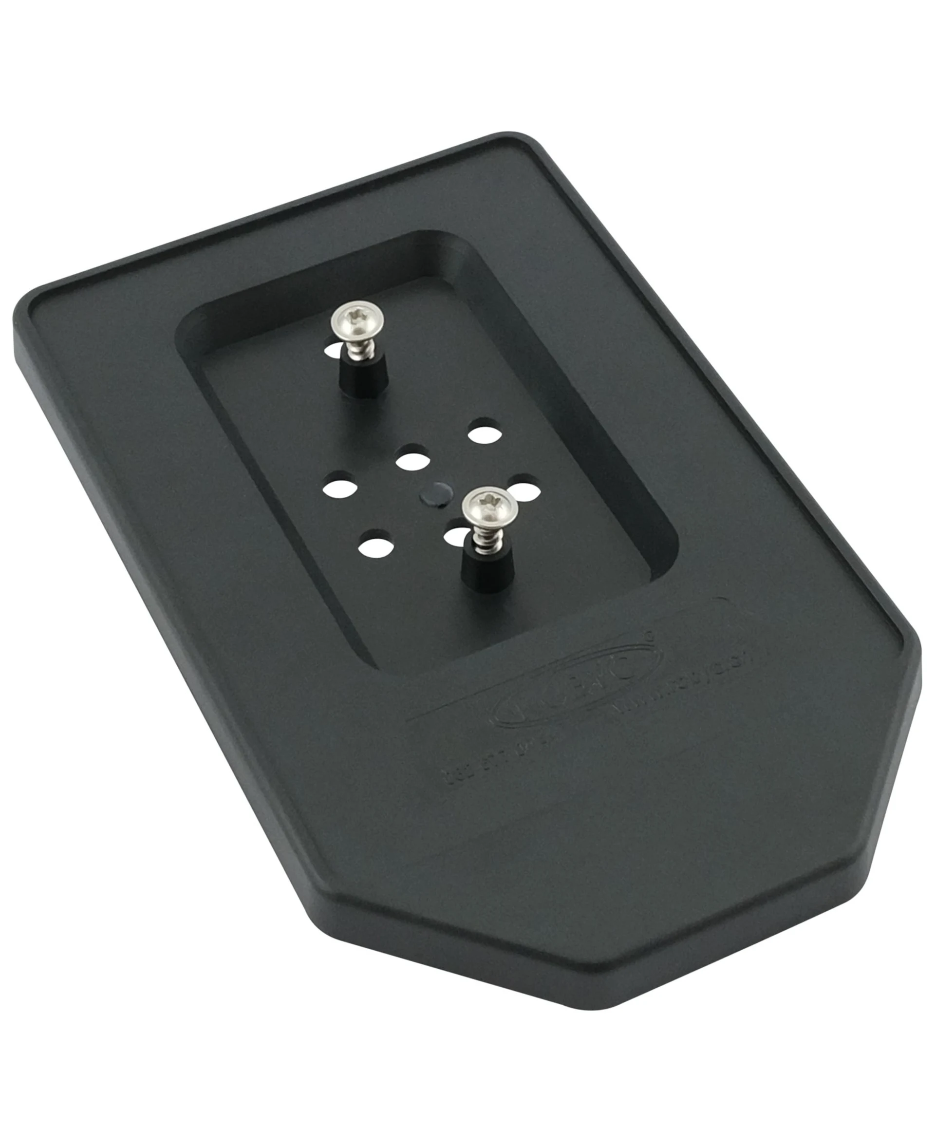 Kennzeichenhalter E-Bike Mofa aus KS schwarz individuell beschriftet 17 x 10.5 cm