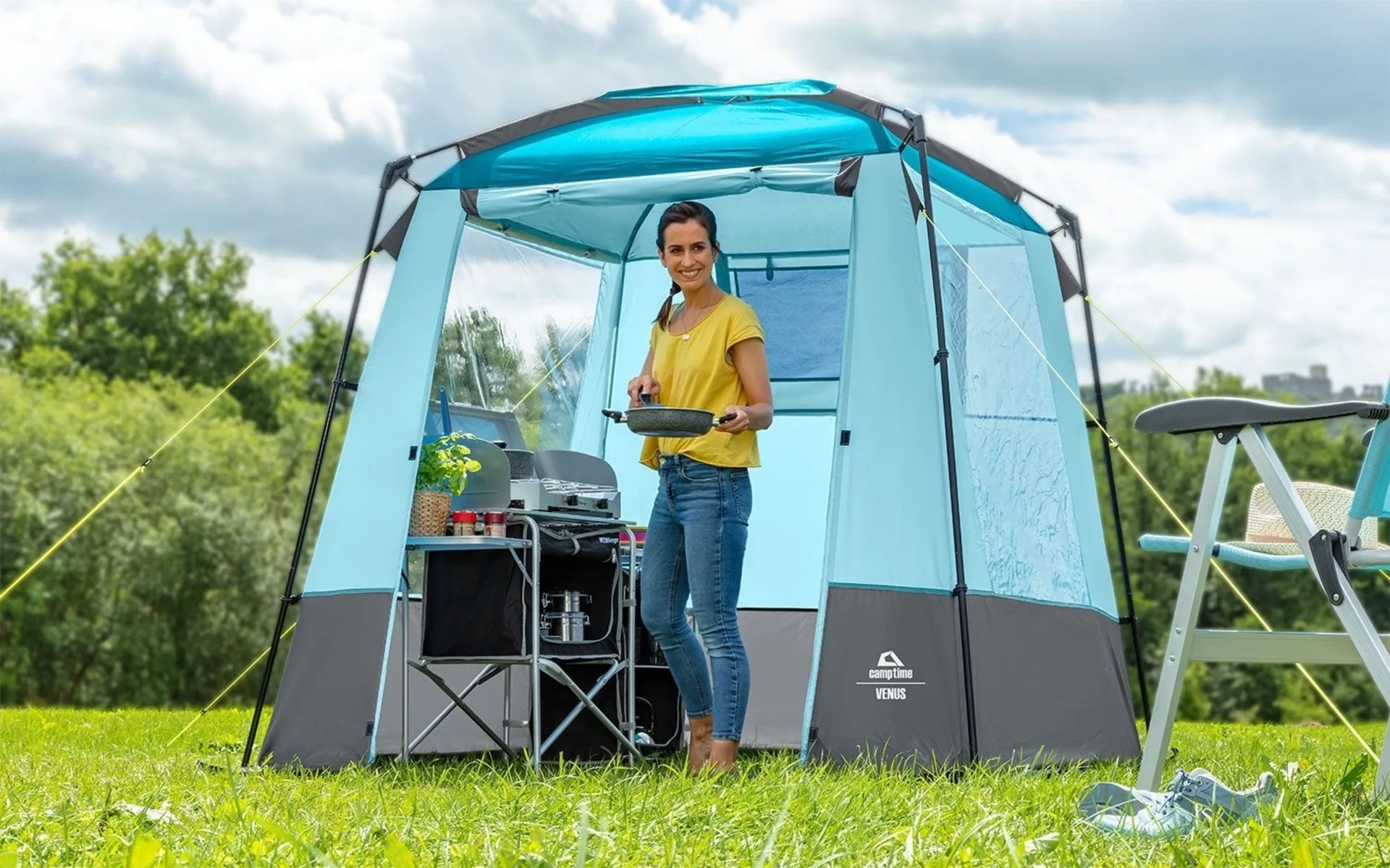 Tente de cuisine / universelle Camptime Venus autoportante