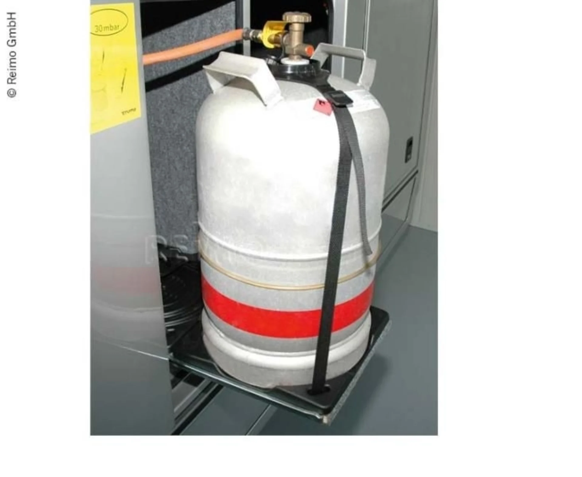 Gasflaschenhalter für 11kg-Flaschen aus Kunststoff
