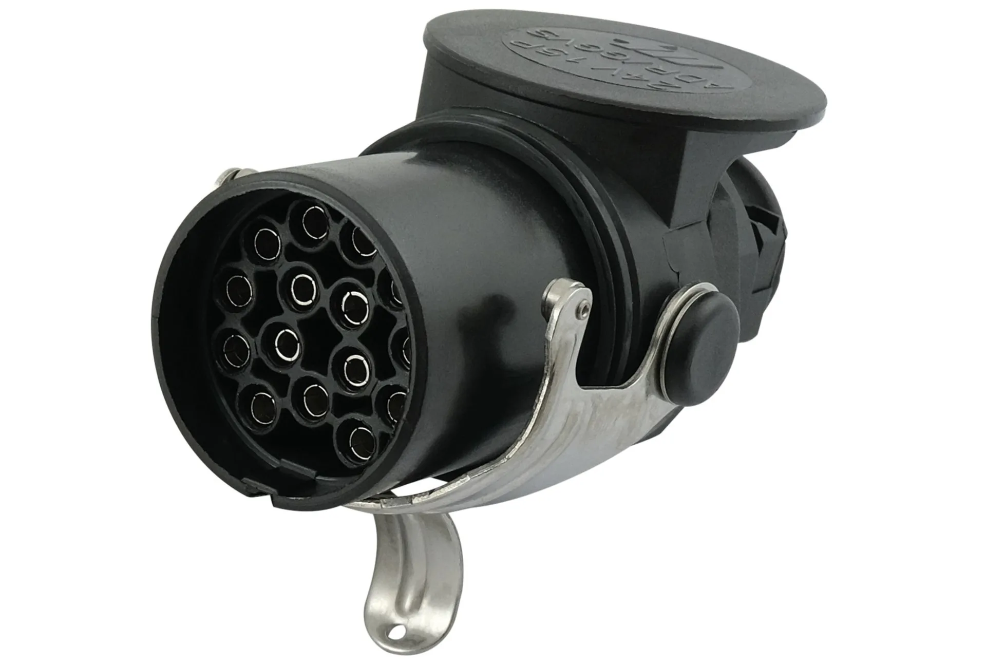 15-pol. LKW-Stecker 24 V, ADR/GGVS Schraubkontakte, Kabel-ø: 15.0 - 17.0 mm 15-pol. LKW-Stecker 24 V, ADR/GGVS Schraubkontakte, Kabel-ø: 15.0 - 17.0 mm