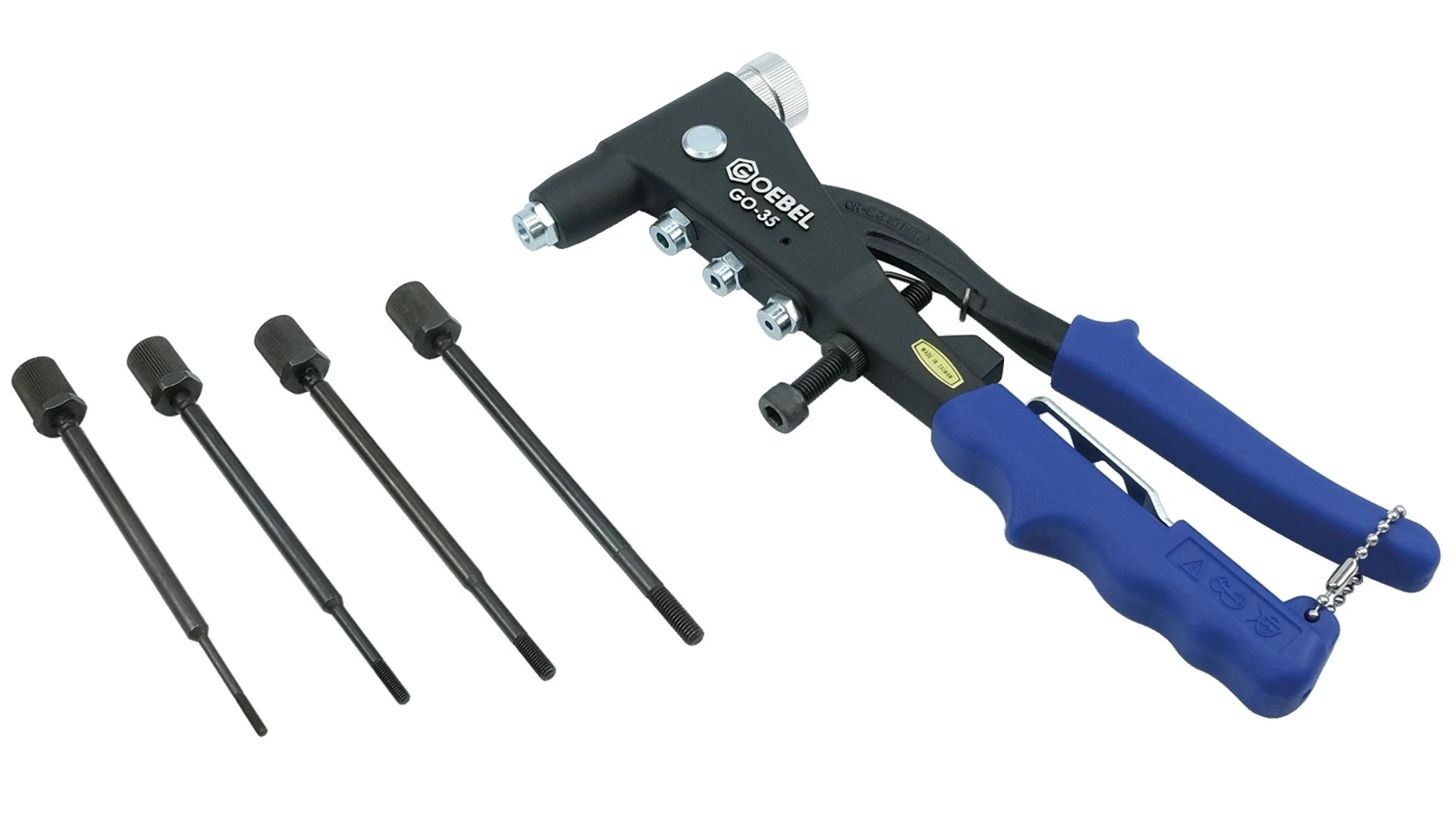 Blindnietmutter und Blindnietschrauben Handzange GO-35 M3 - M6