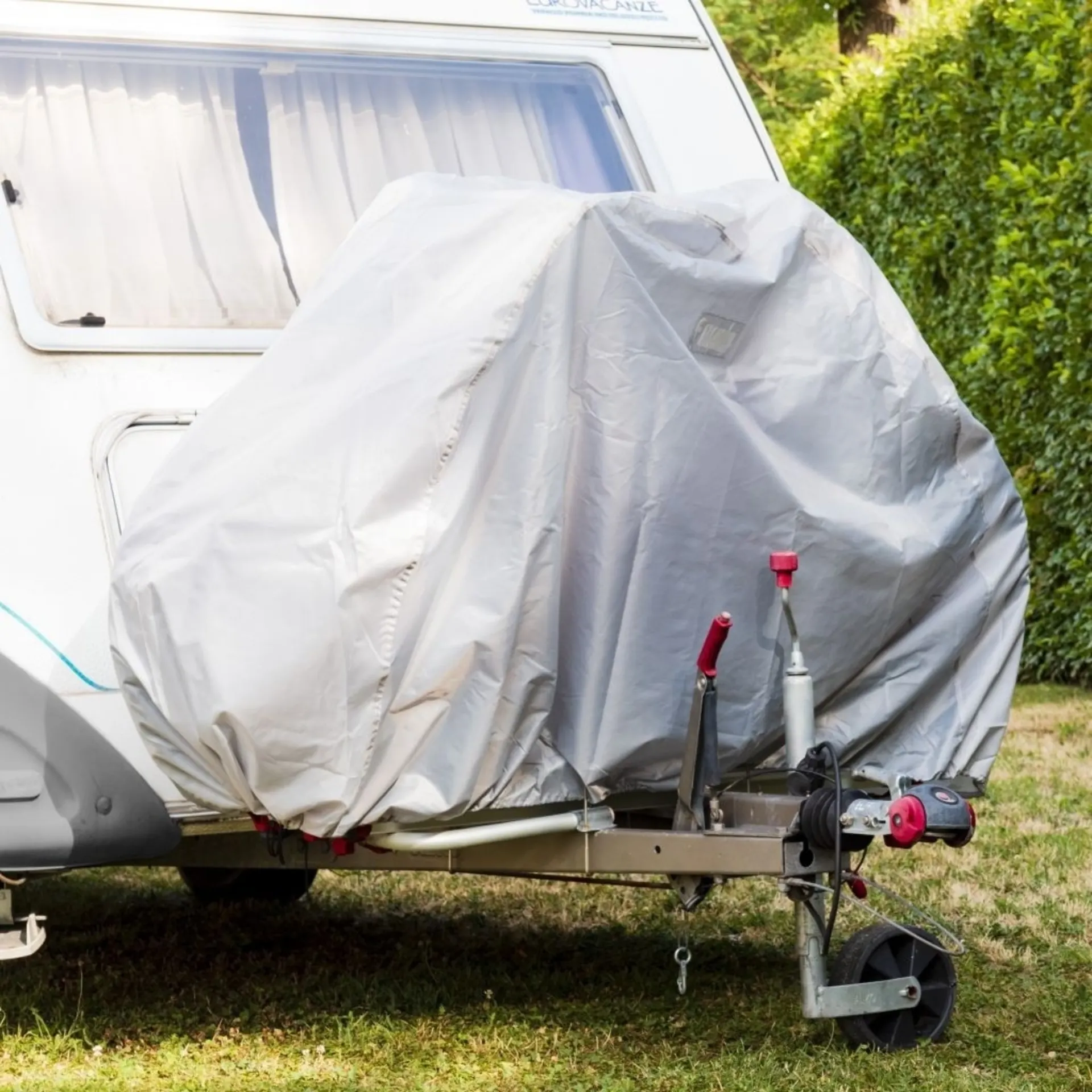 Fahrradhülle Bike Cover Caravan für 2 Fahrräder